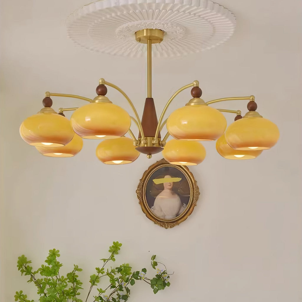 retro-calliope-chandelier-anzaz-Gold & Walnut Color & White-6