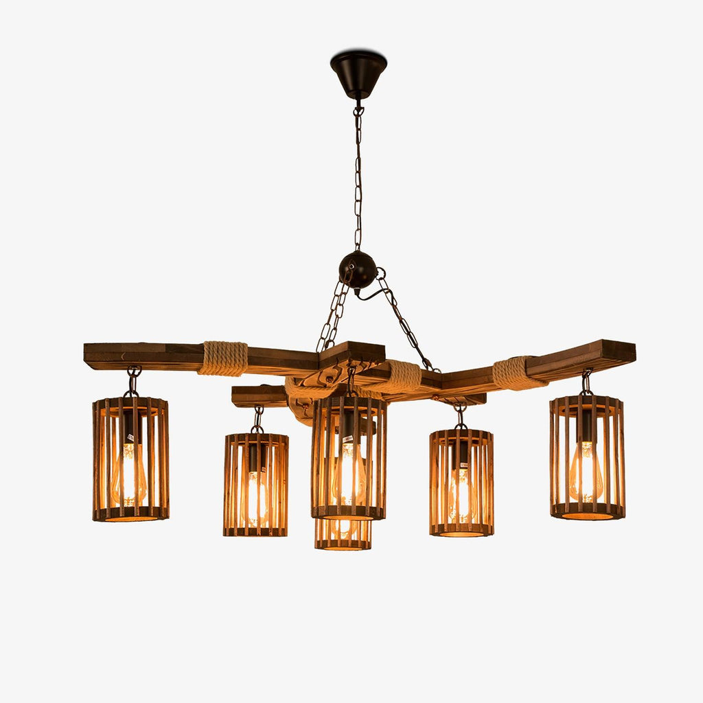 retro-solid-wood-chandelier-anzaz-Retro wood color-1