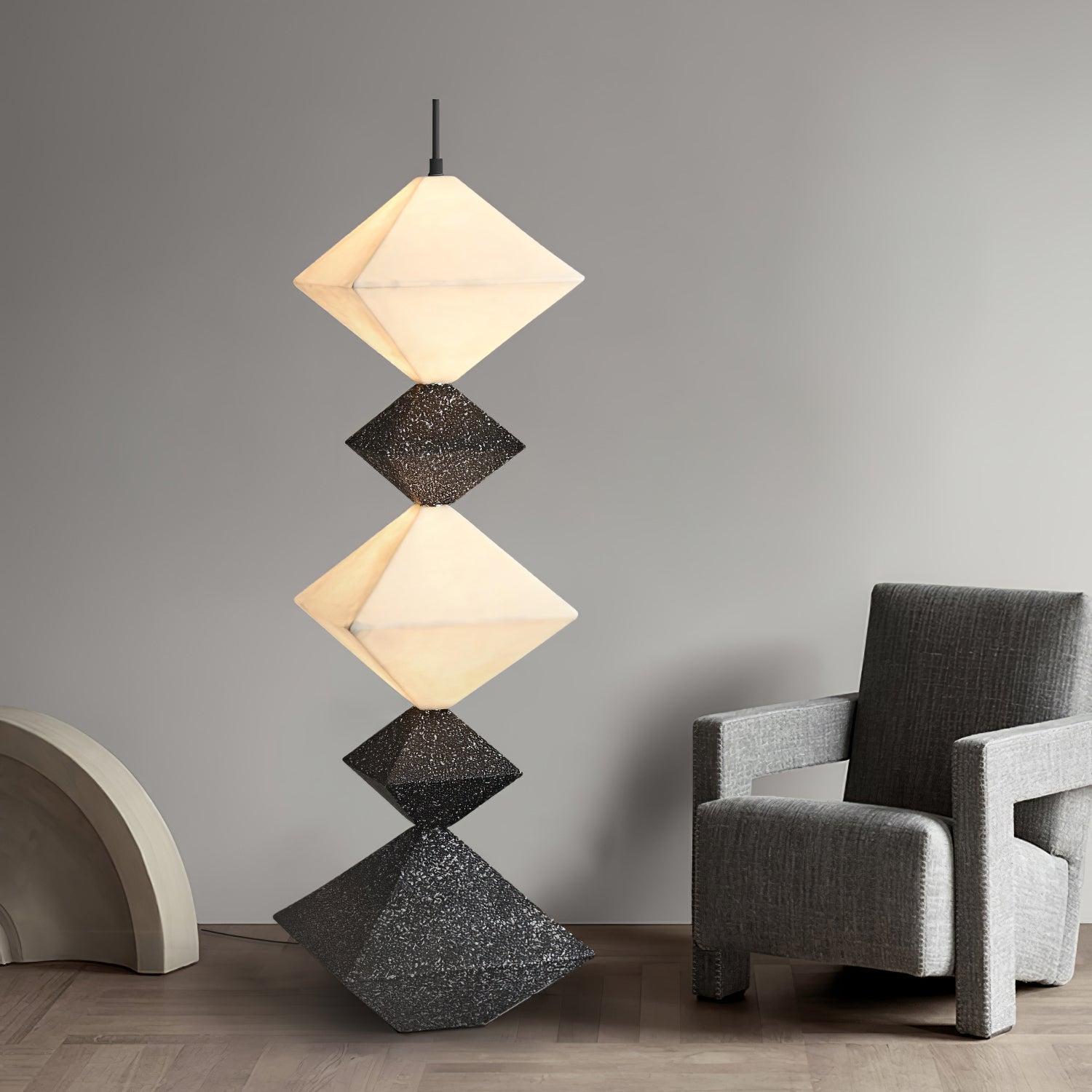 rhombus-cube-floor-lamp-anzaz-Orange & White-3