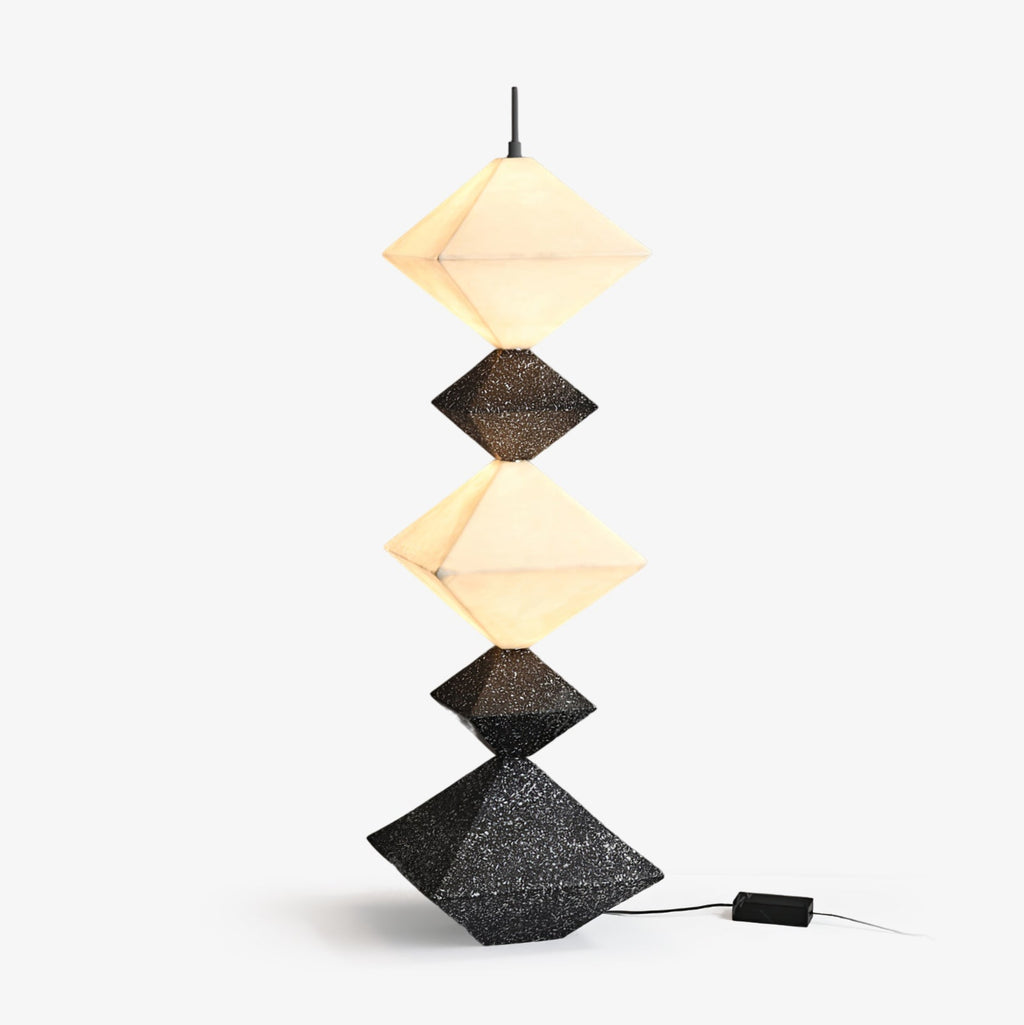 rhombus-cube-floor-lamp-anzaz-Orange & White-1