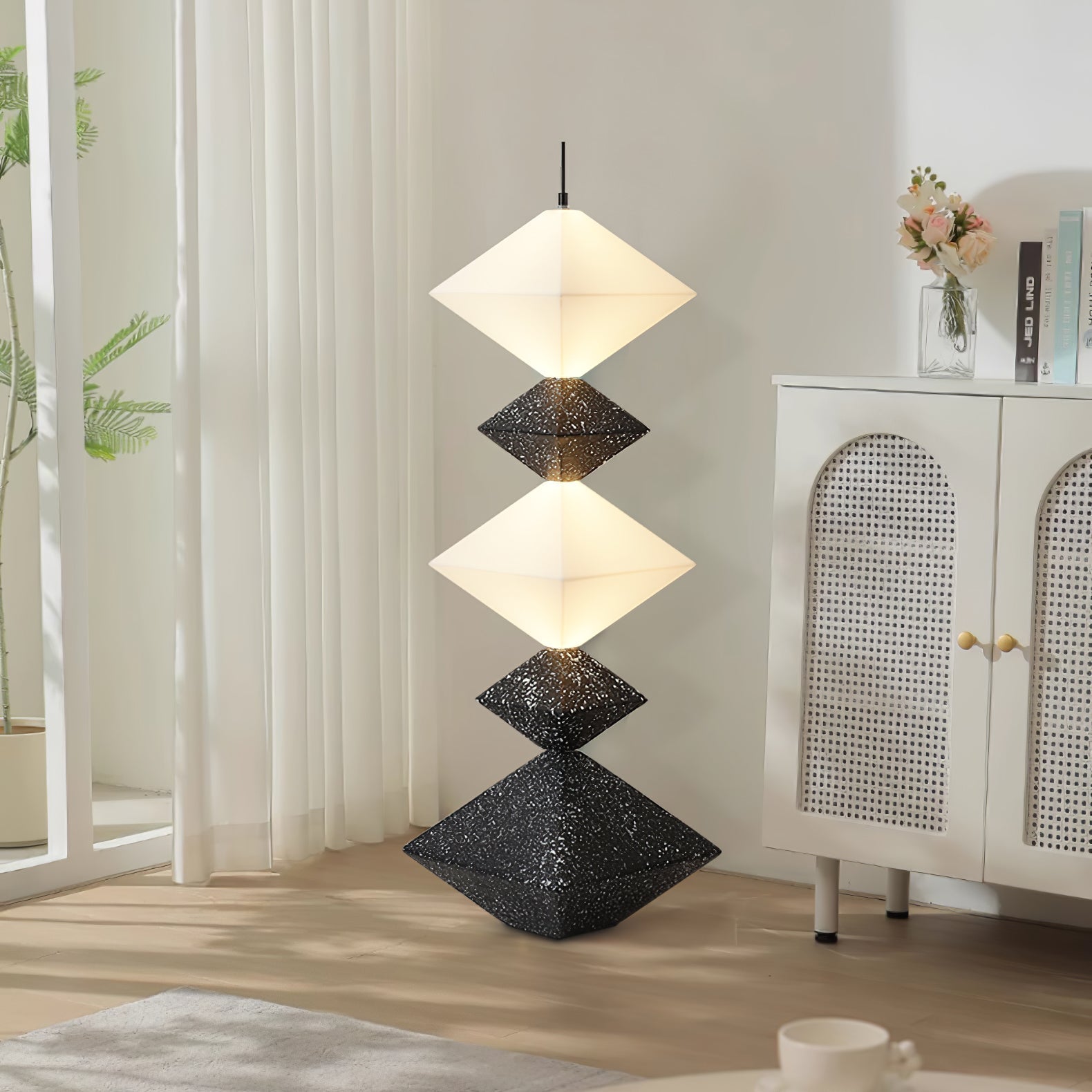 rhombus-cube-floor-lamp-anzaz-Orange & White-2