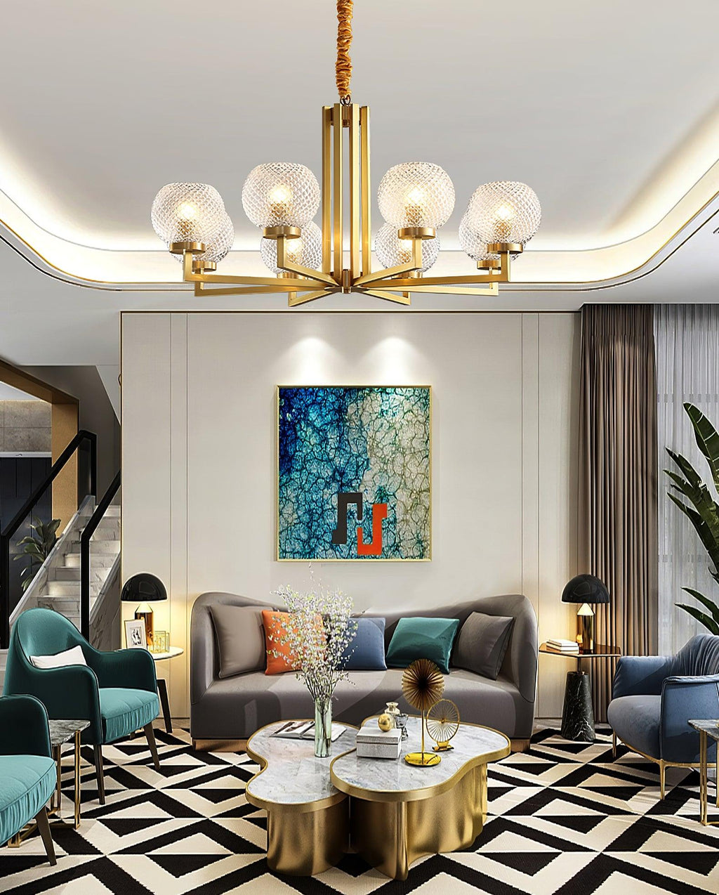 ribbed-glass-brass-chandelier-anzaz--6