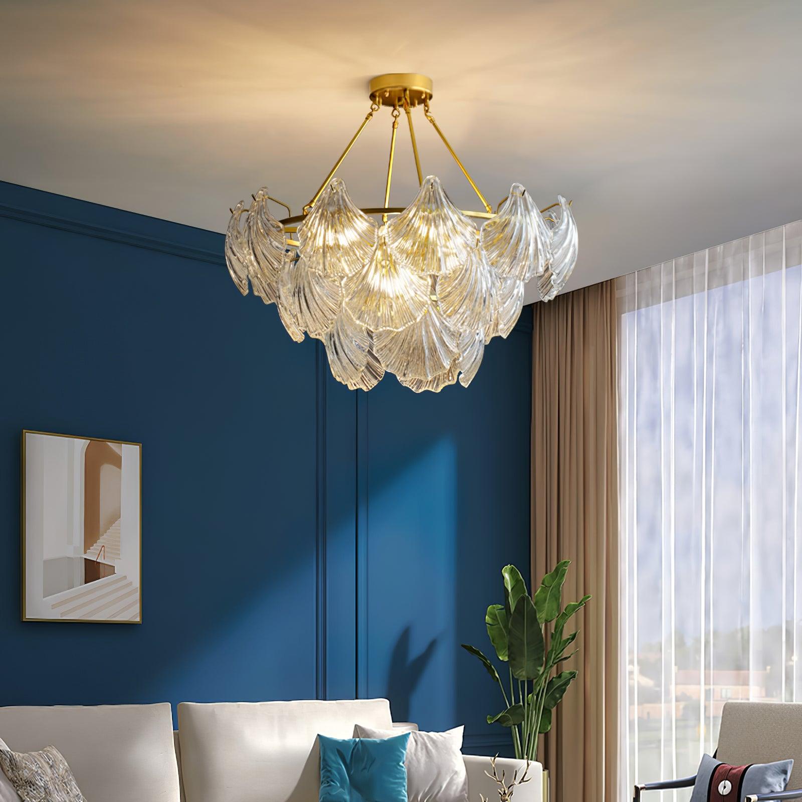 ribbed-shell-ceiling-light-anzaz-Brass-2