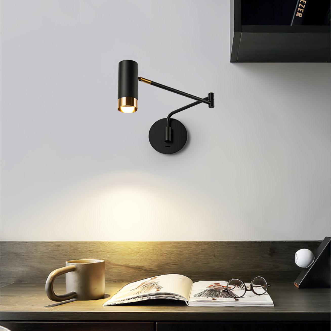 ridge-arm-wall-lamp-anzaz-Black & Gold-2