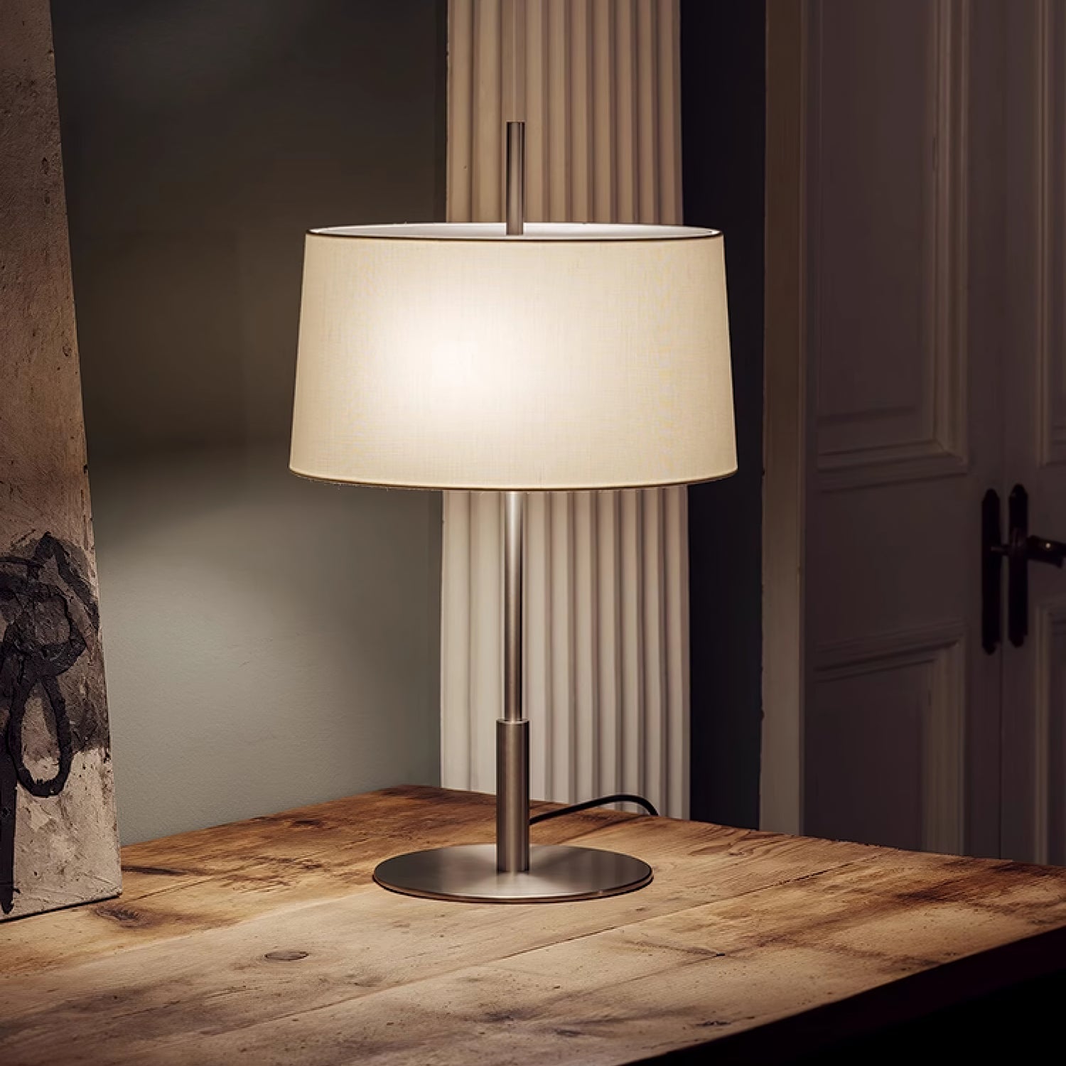 rilume-table-lamp-anzaz-Nickel & White-2