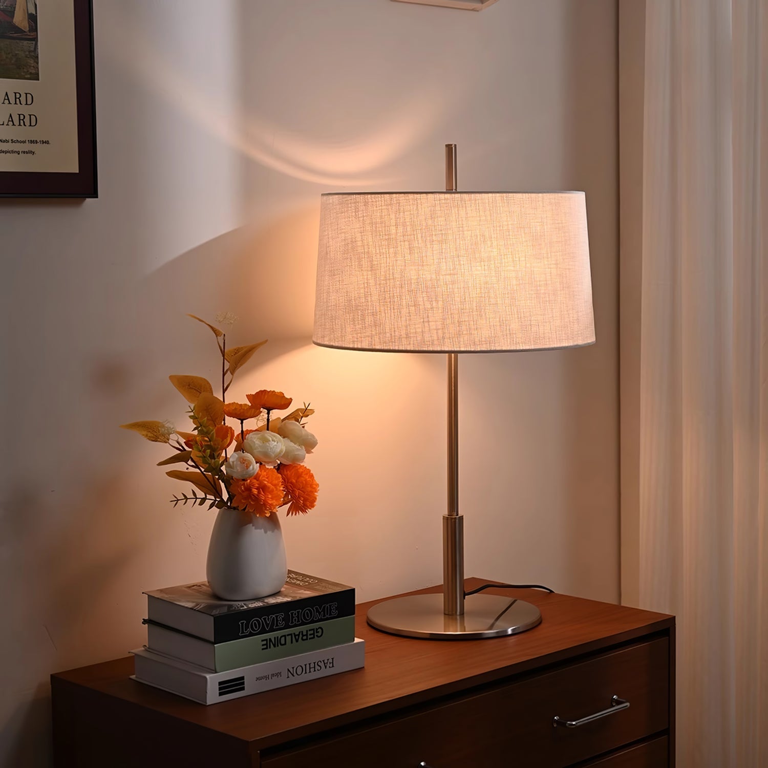 rilume-table-lamp-anzaz-Nickel & White-3