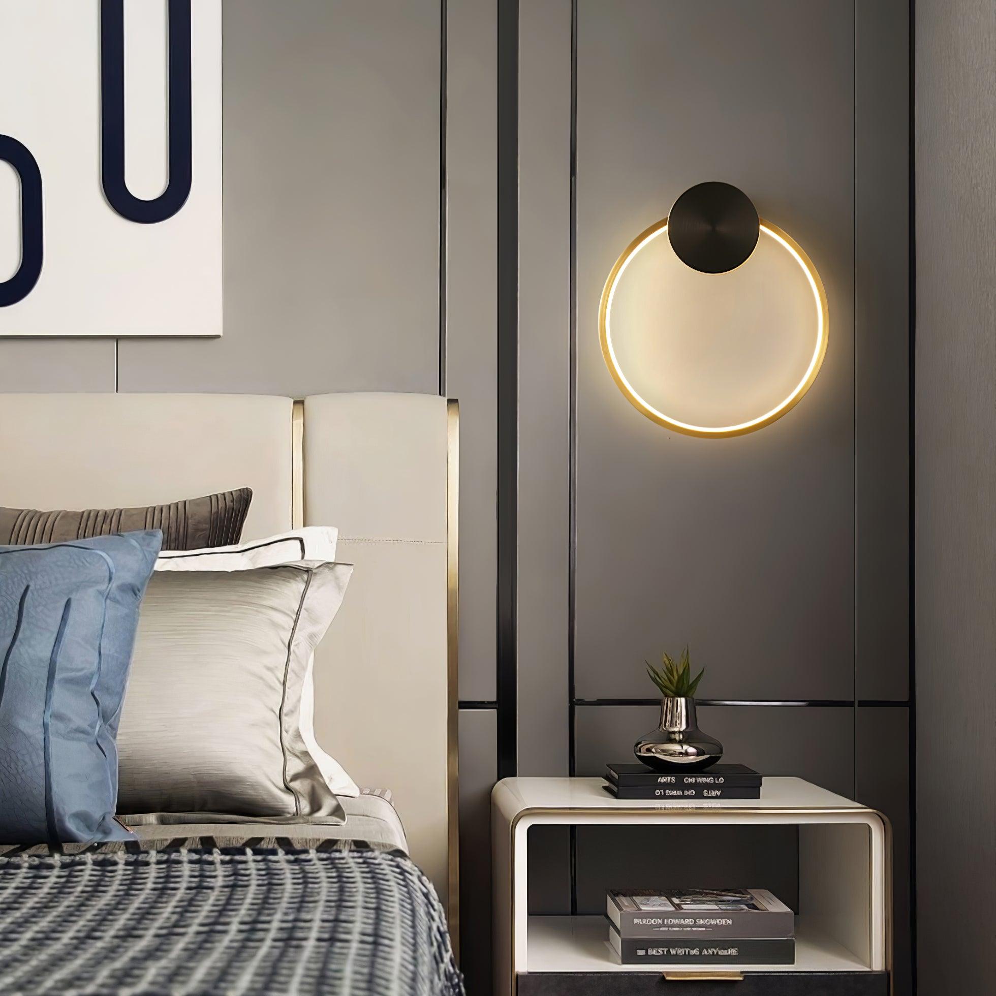ring-shaped-led-wall-light-anzaz-Black & Brass-4