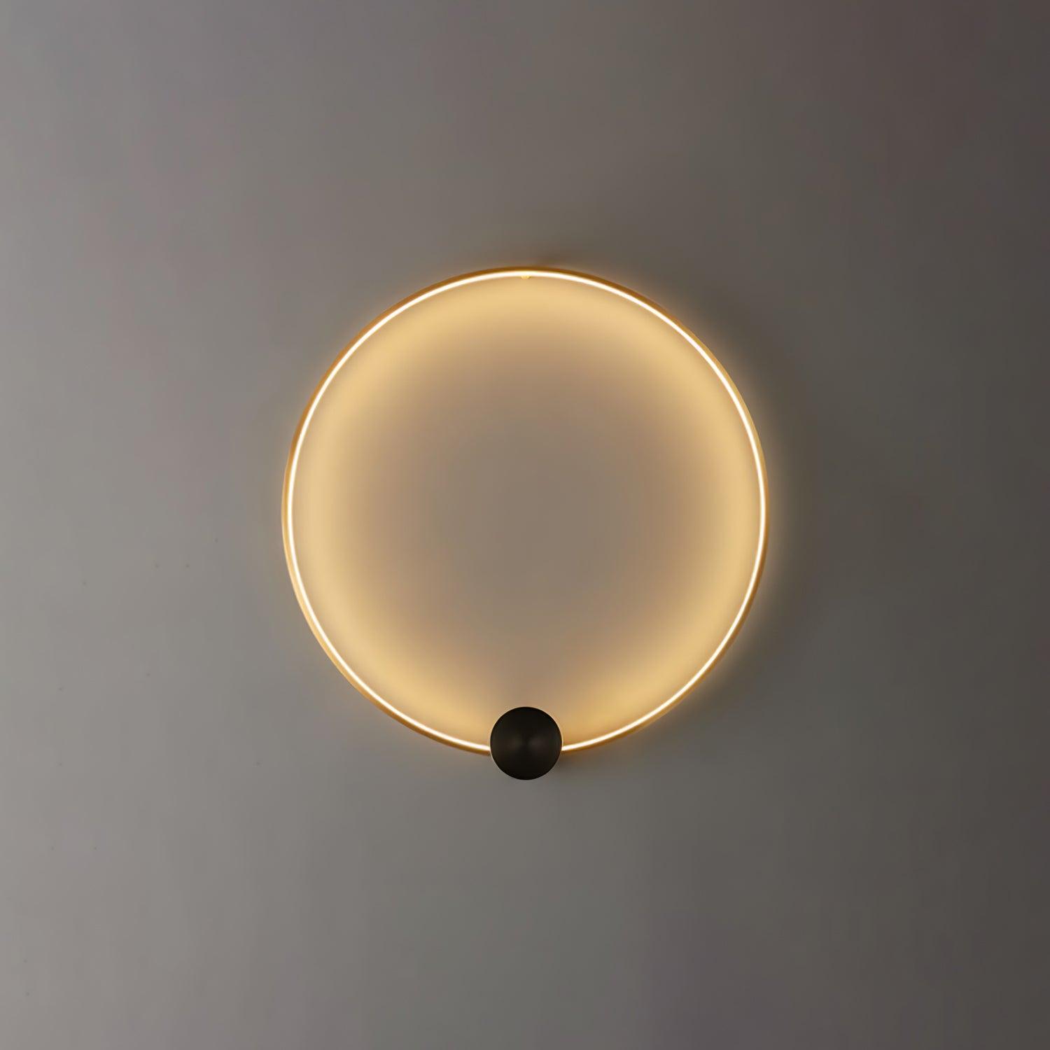 ring-shaped-led-wall-light-anzaz-Brass & Black-7