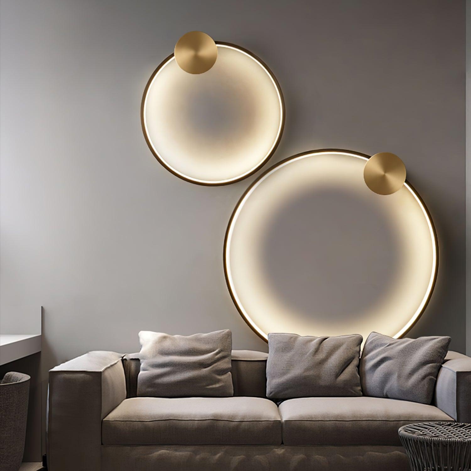 ring-shaped-led-wall-light-anzaz-Brass & Black-3