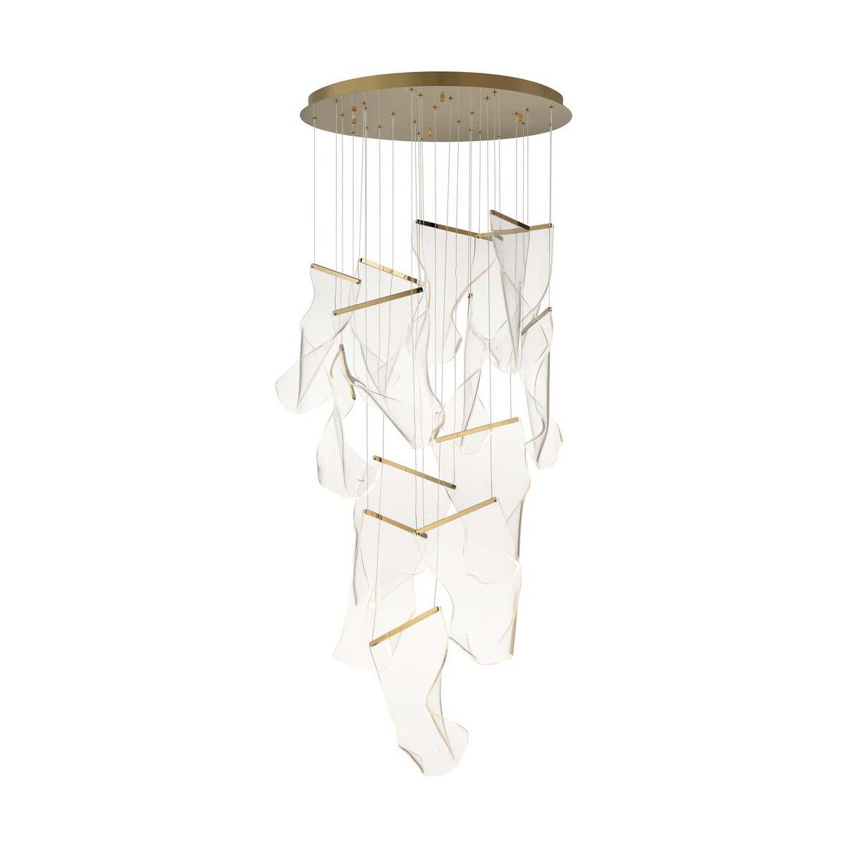 acrylic-led-chandelier-anzaz-Large: W 9.1″ x H 14.2″ / W 23cm x H 36cm-24
