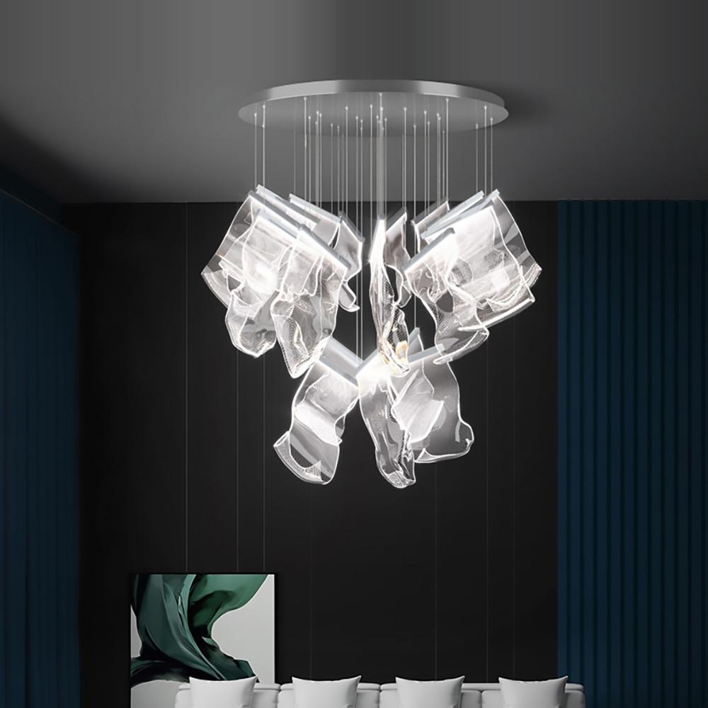 acrylic-led-chandelier-anzaz-Large: W 9.1″ x H 14.2″ / W 23cm x H 36cm-7