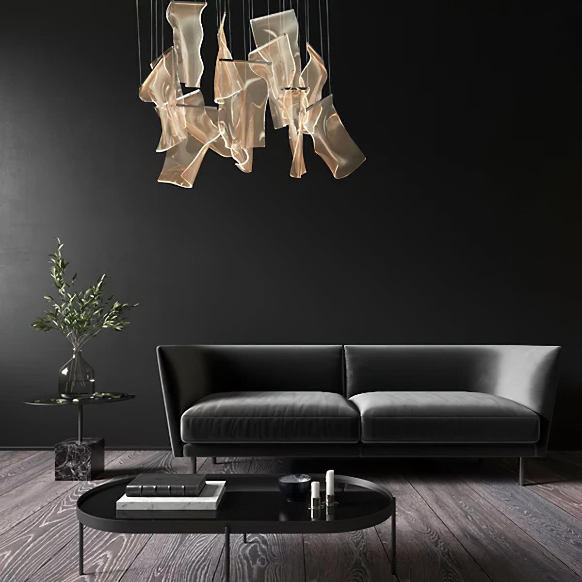 acrylic-led-chandelier-anzaz-Large: W 9.1″ x H 14.2″ / W 23cm x H 36cm-12