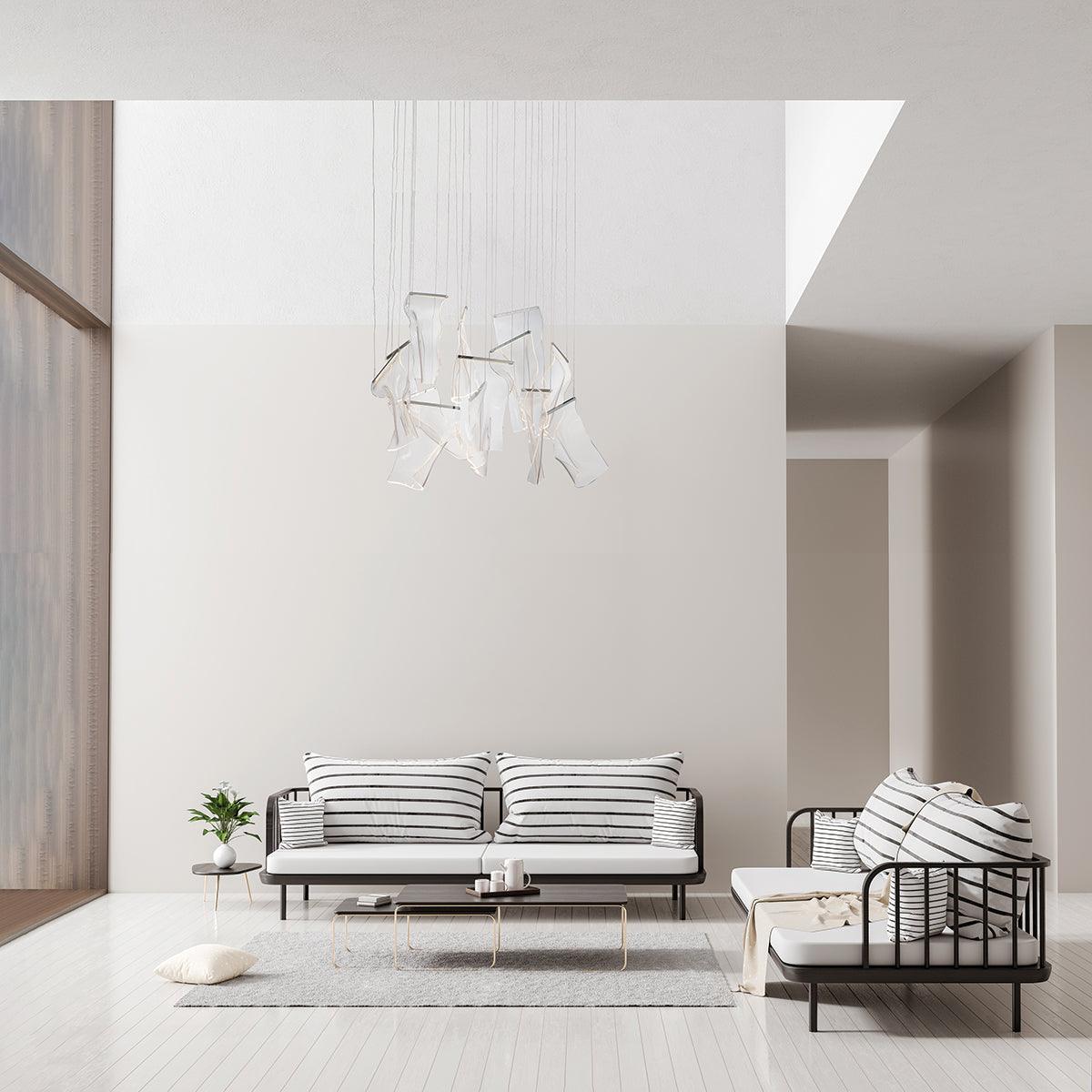 acrylic-led-chandelier-anzaz-Small: W 7.1″ x H 10.2″ / W 18cm x H 26cm-13