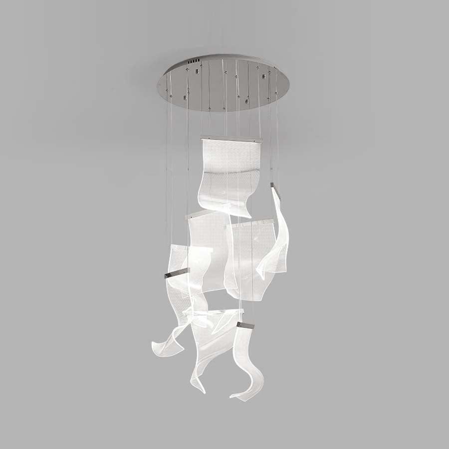 acrylic-led-chandelier-anzaz-Small: W 7.1″ x H 10.2″ / W 18cm x H 26cm-17