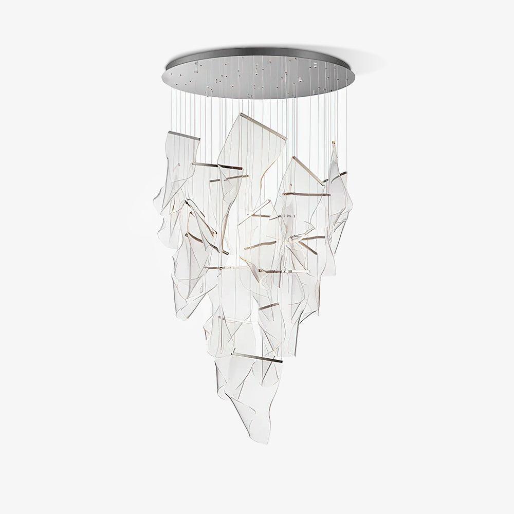 acrylic-led-chandelier-anzaz-Small: W 7.1″ x H 10.2″ / W 18cm x H 26cm-1