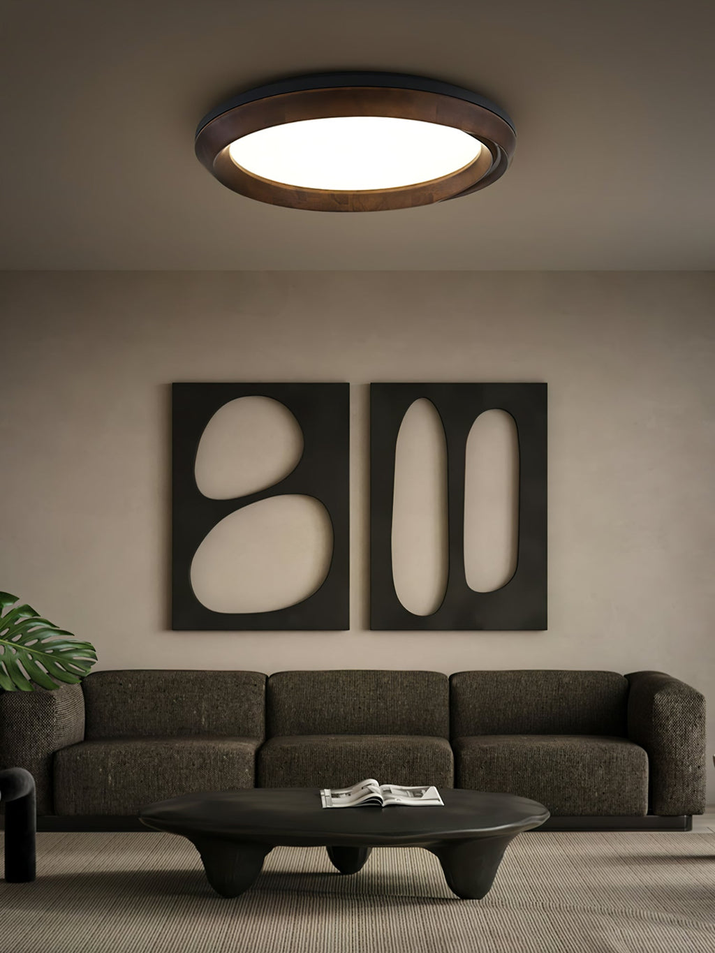 ripple-wood-ceiling-light-anzaz-White & Wood color-9