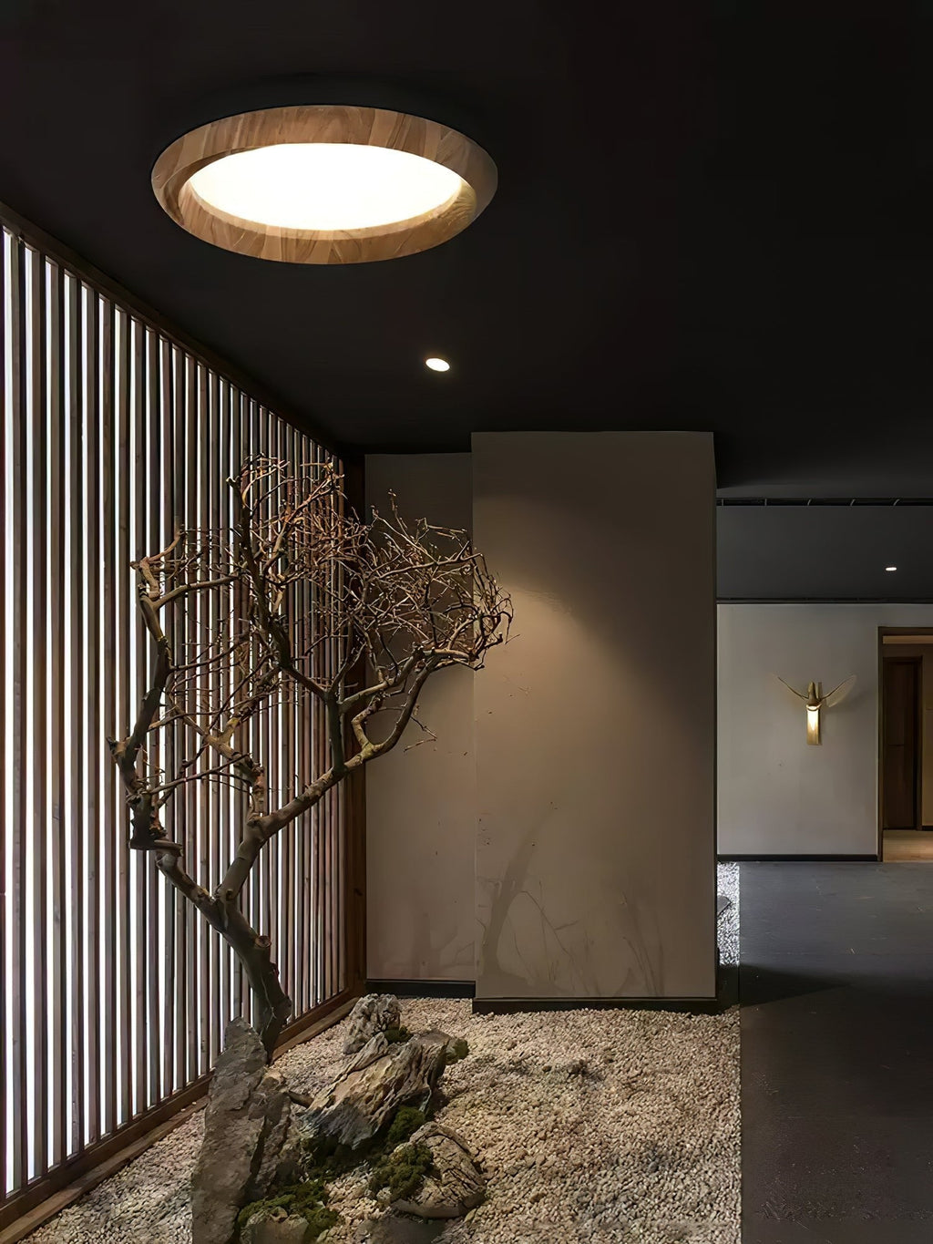 ripple-wood-ceiling-light-anzaz-Black & Wood color-4