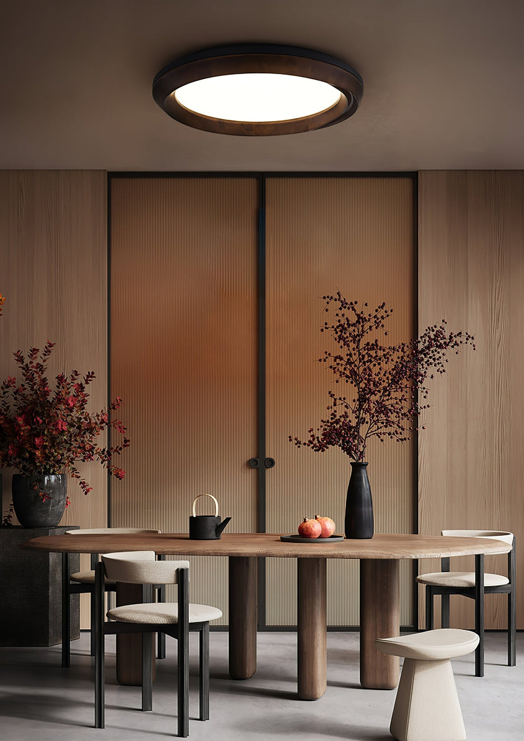 ripple-wood-ceiling-light-anzaz-Black & Wood color-12