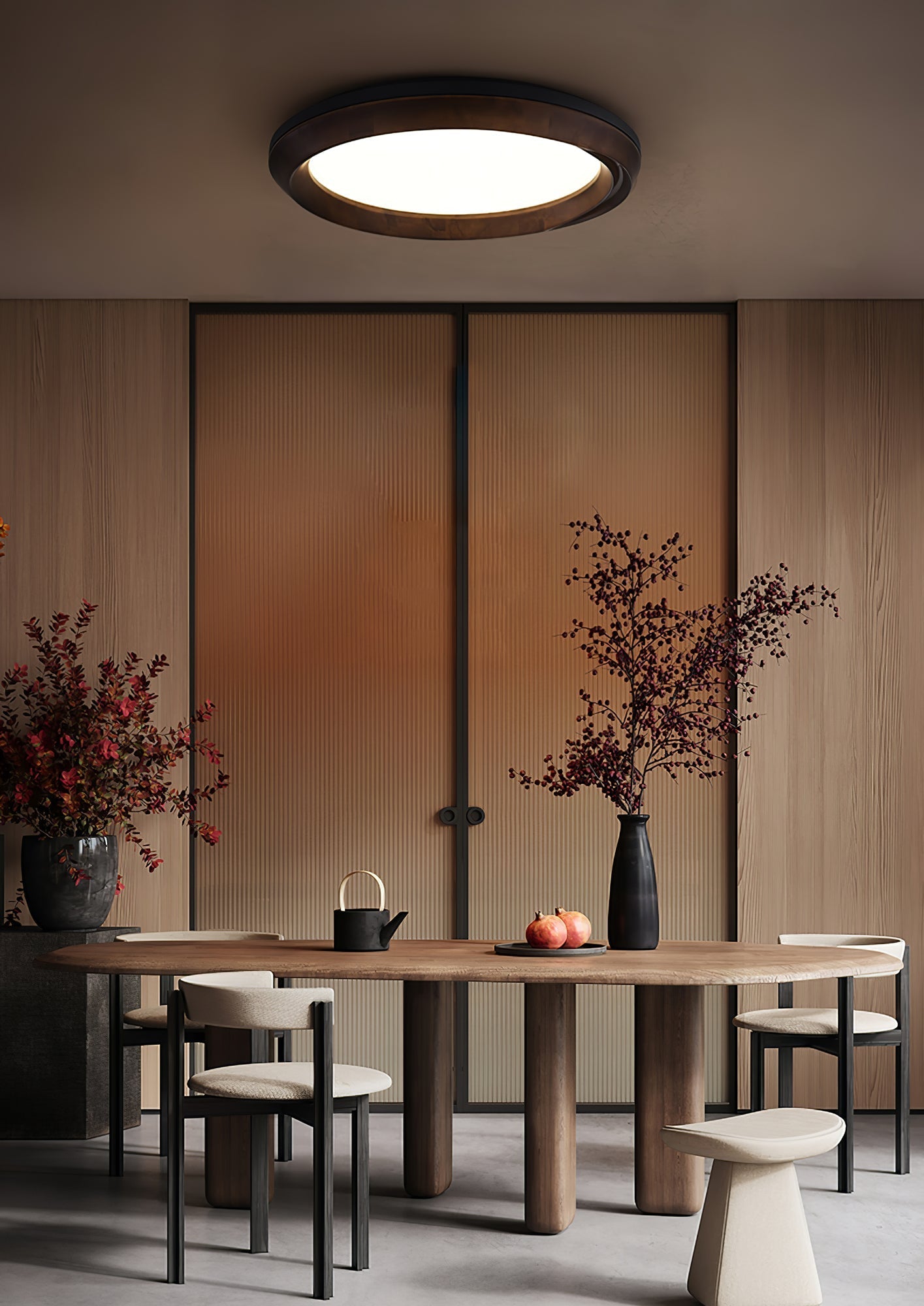 ripple-wood-ceiling-light-anzaz-Black & Wood color-12