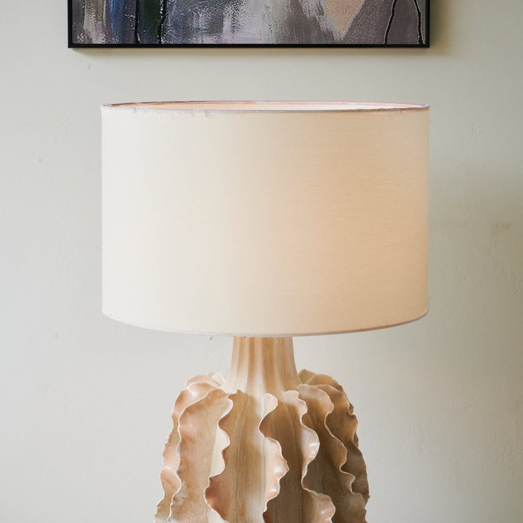 rippled-clay-table-lamp-anzaz-Beige & White-4