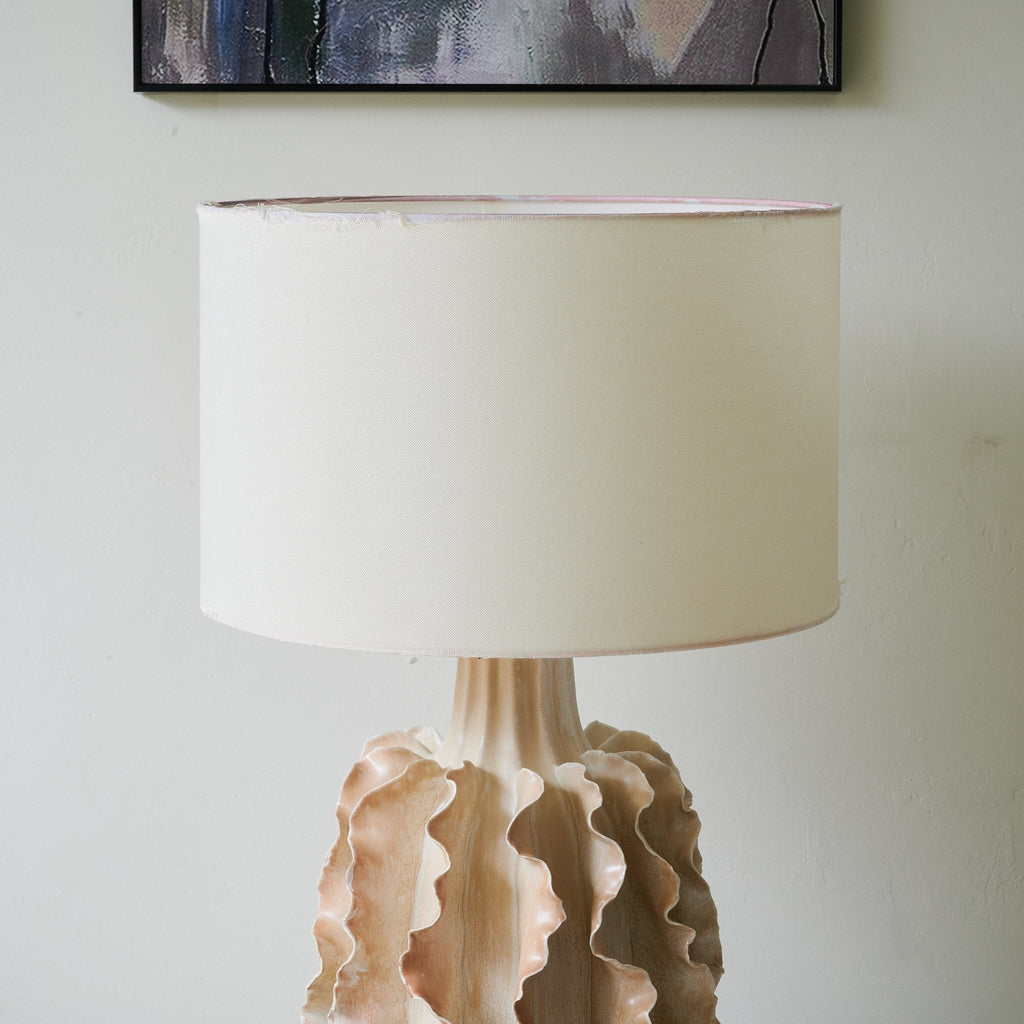 rippled-clay-table-lamp-anzaz-Beige & White-5