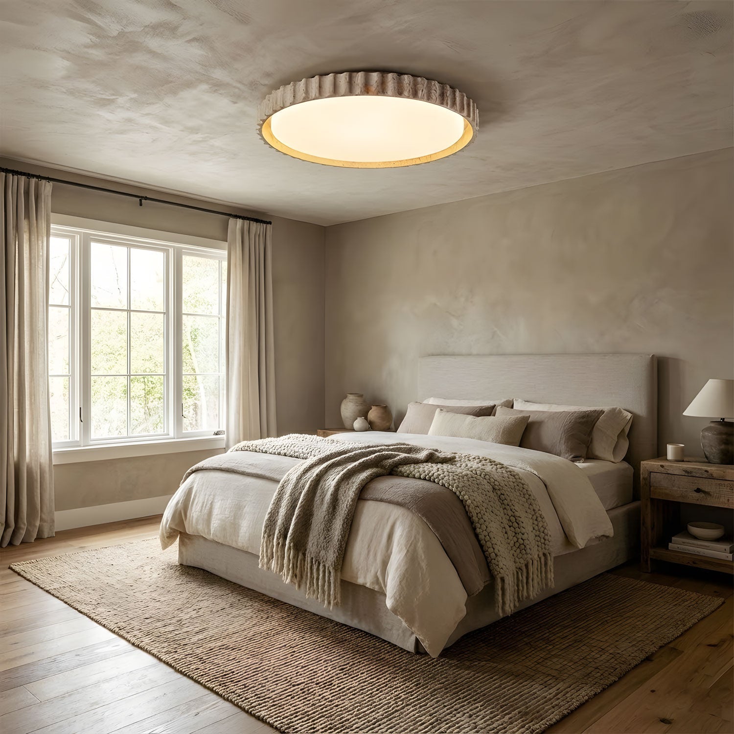 riva-stone-ceiling-light-anzaz-Wood Color & Yellow Travertine-6