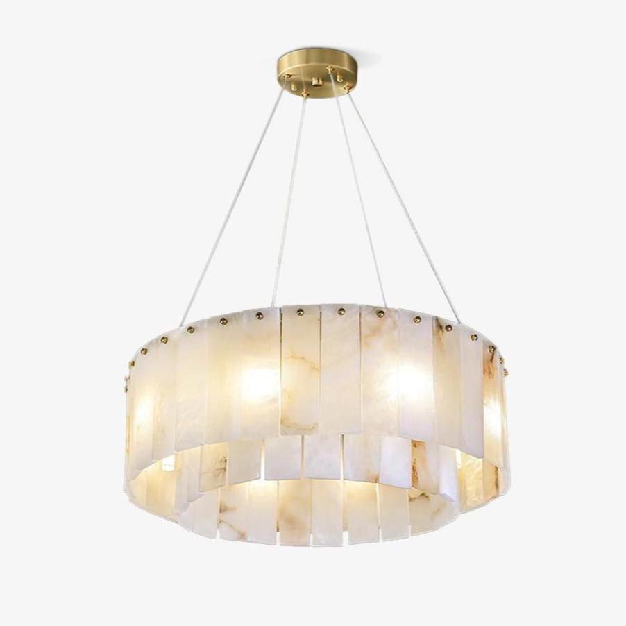 rock-alabaster-chandelier-anzaz-Brass & White Alabaster-1