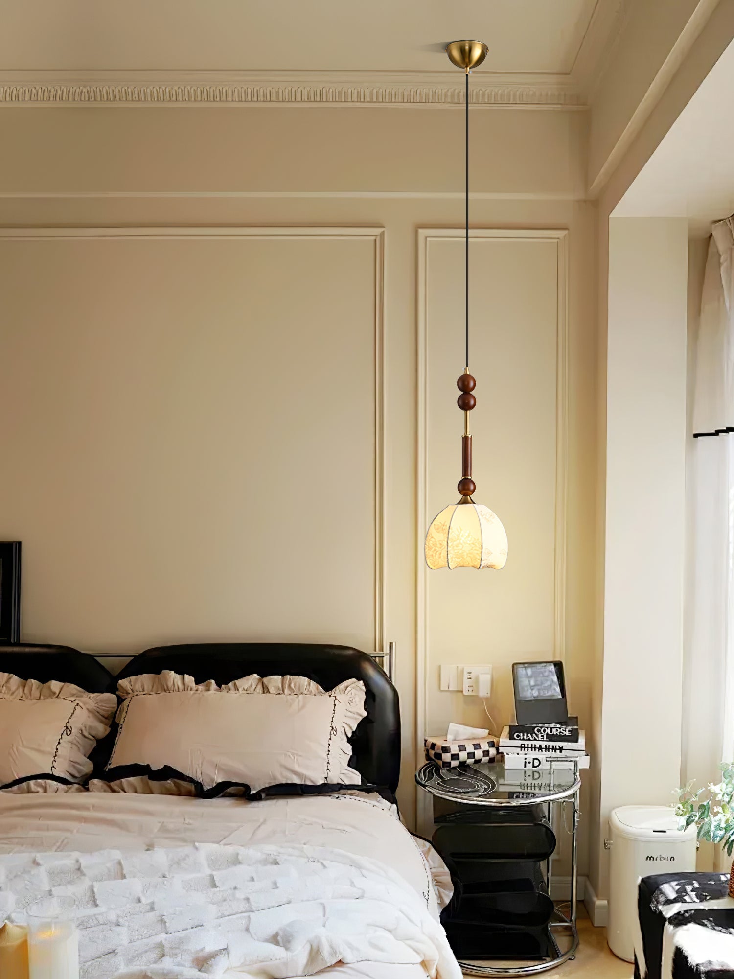 roma-pendant-lamp-anzaz-Walnut Color & Gold-7