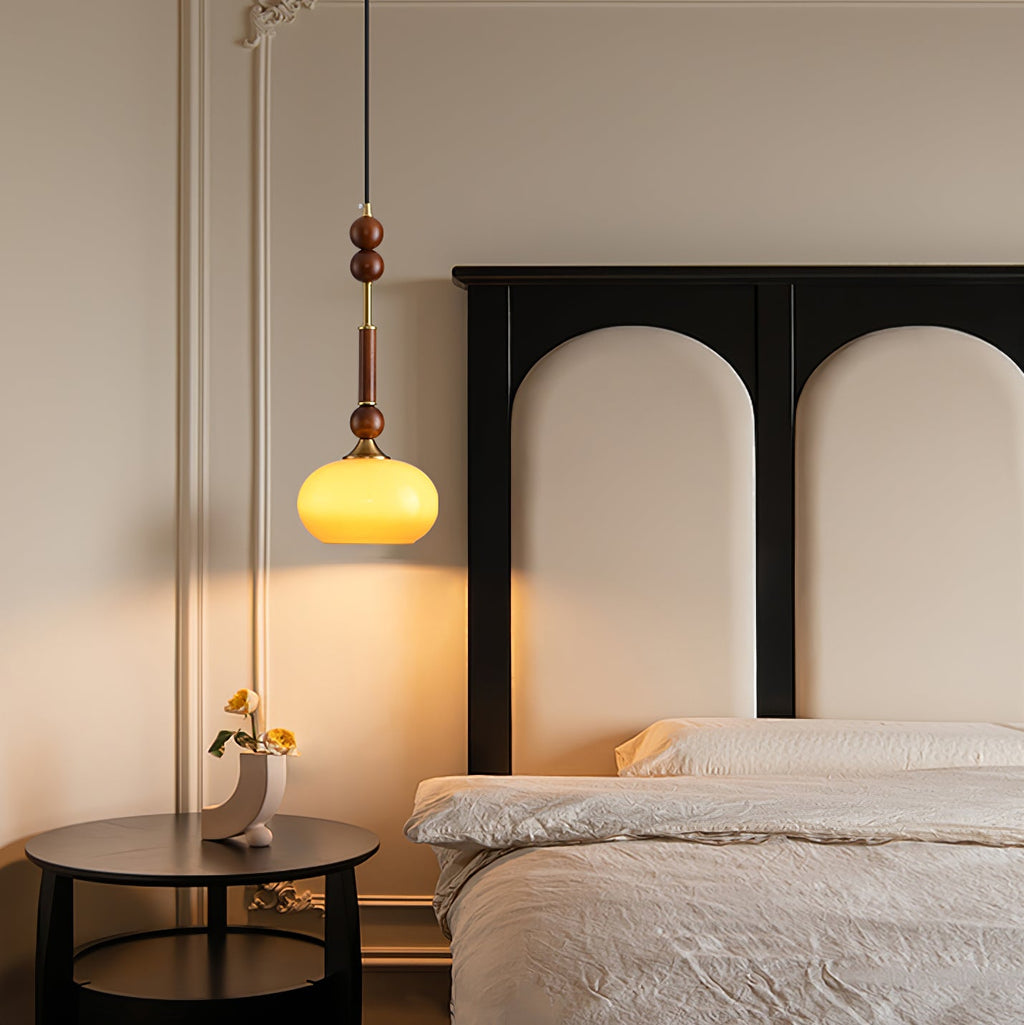 roma-pendant-lamp-anzaz-Walnut Color & Gold-2