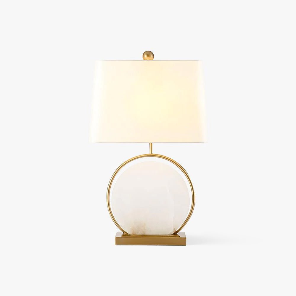 roma-white-marble-table-lamp-anzaz-Gold & White Alabaster-1