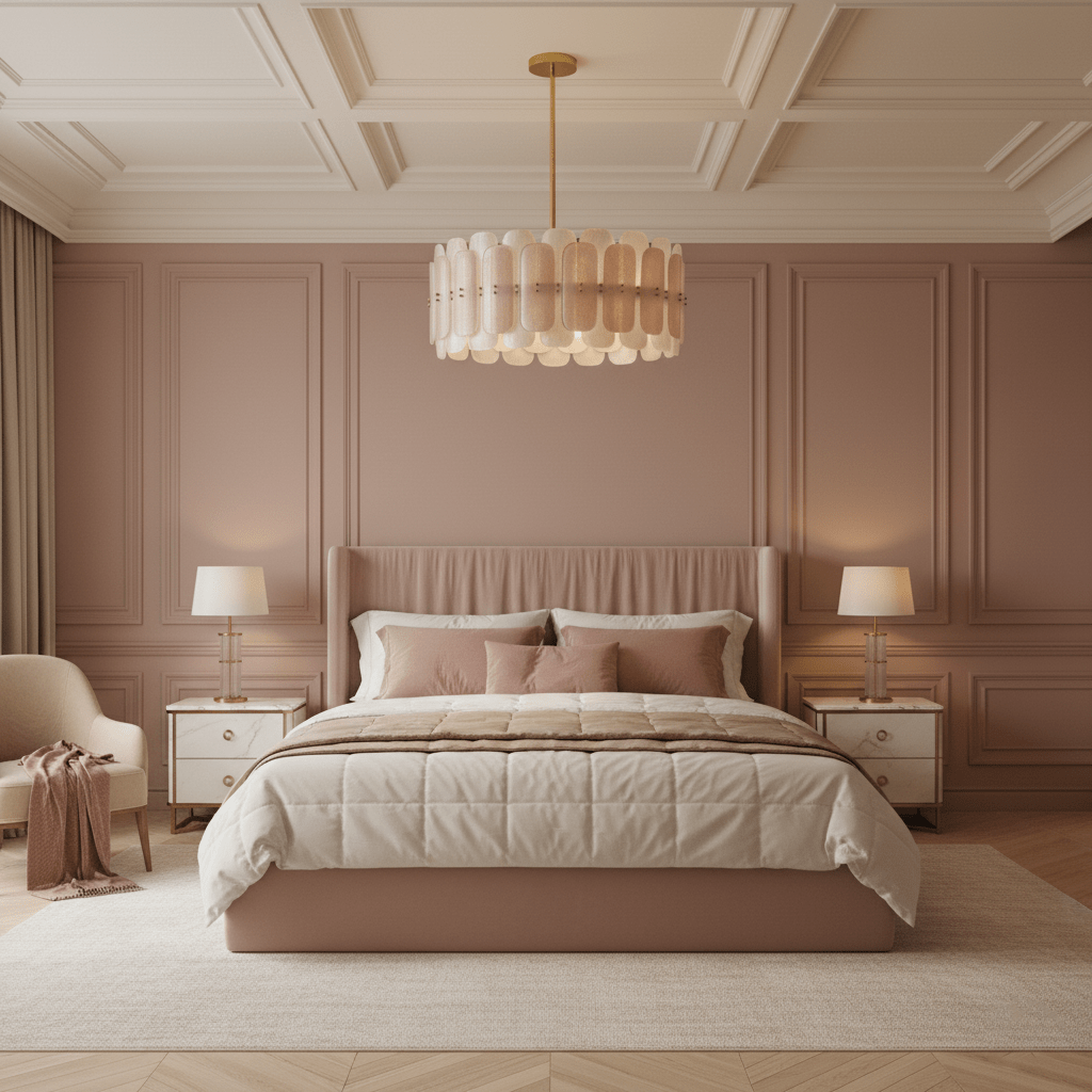 rosalinne-petal-chandelier-anzaz-Copper & Pink-4