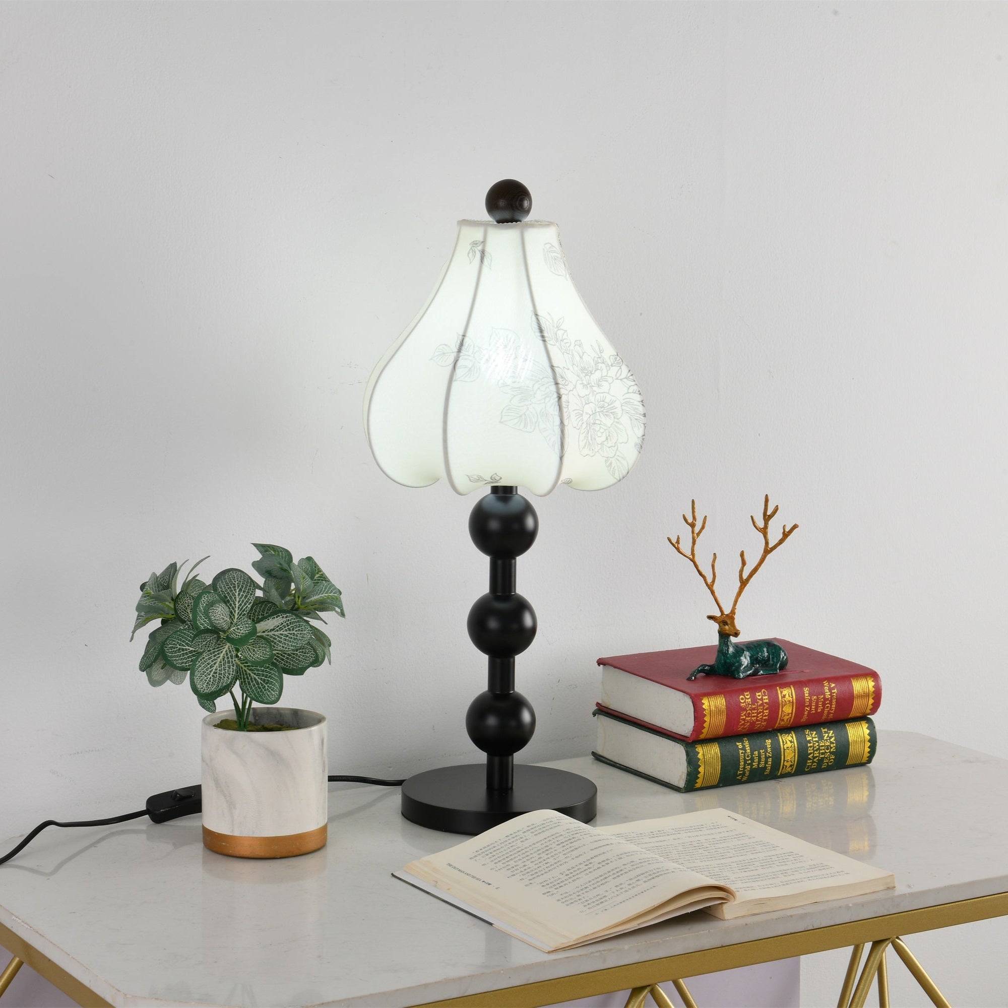 roselle-bloom-table-lamp-anzaz-Walnut Wood & White-3