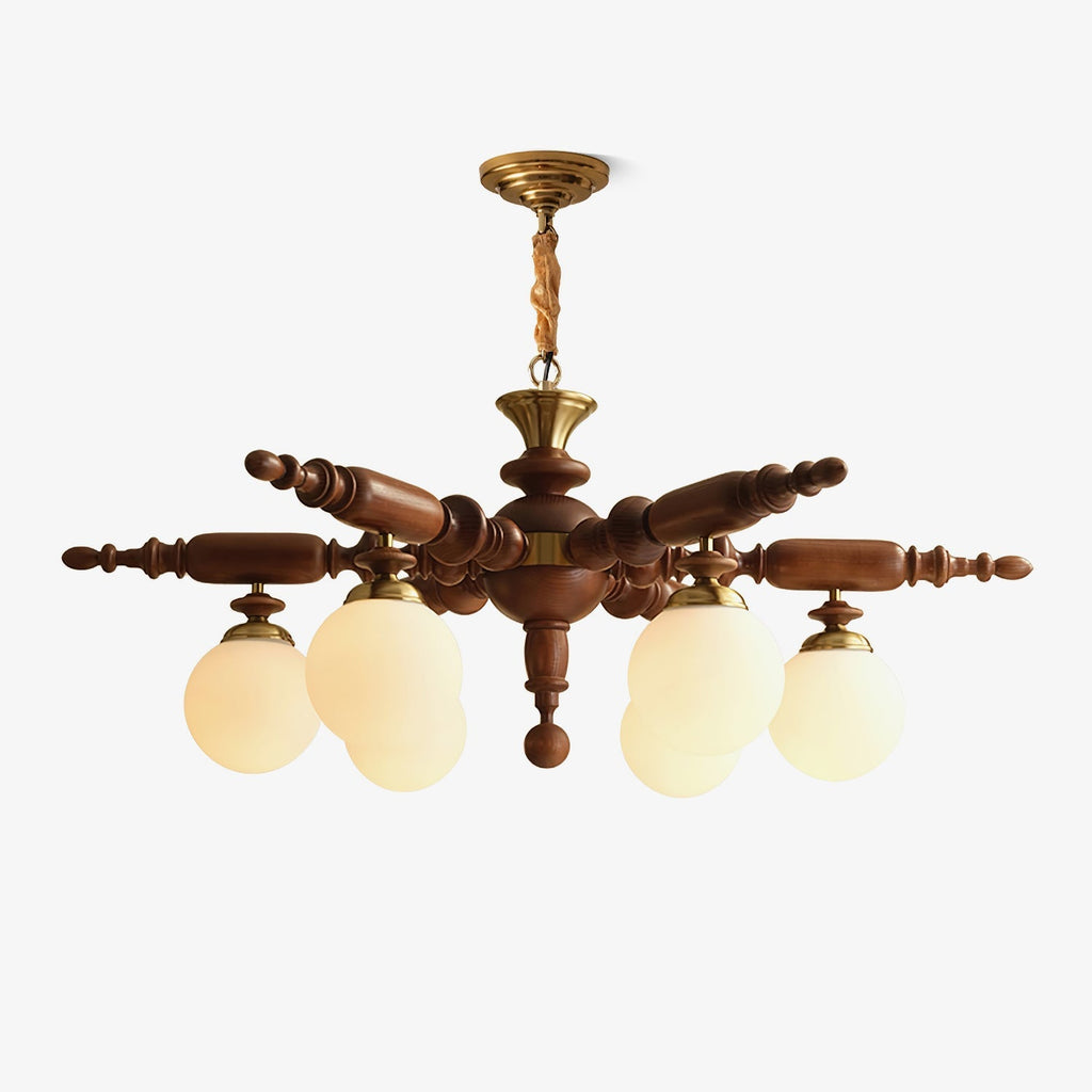 rotating-stick-chandelier-anzaz-Walnut color & Gold-1