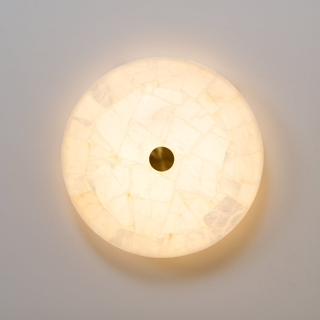 round-alabaster-ceiling-lamp-anzaz-White & Gold-4