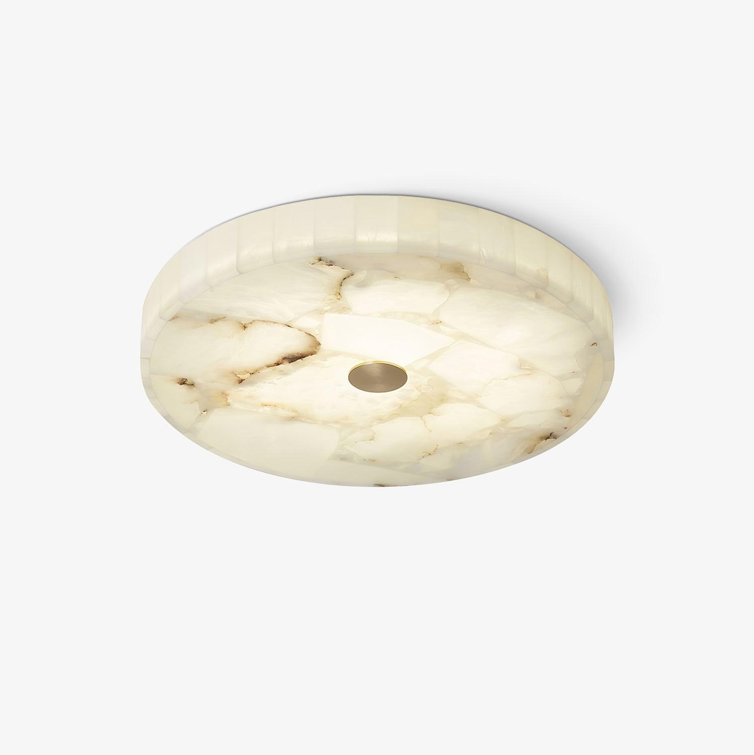 round-alabaster-ceiling-lamp-anzaz-White & Gold-1