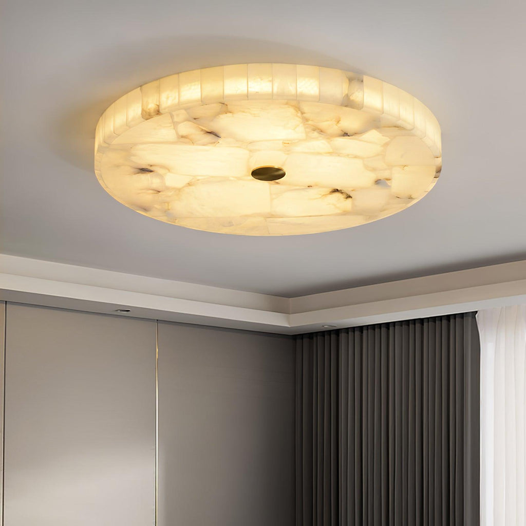 round-alabaster-ceiling-lamp-anzaz-White & Gold-5
