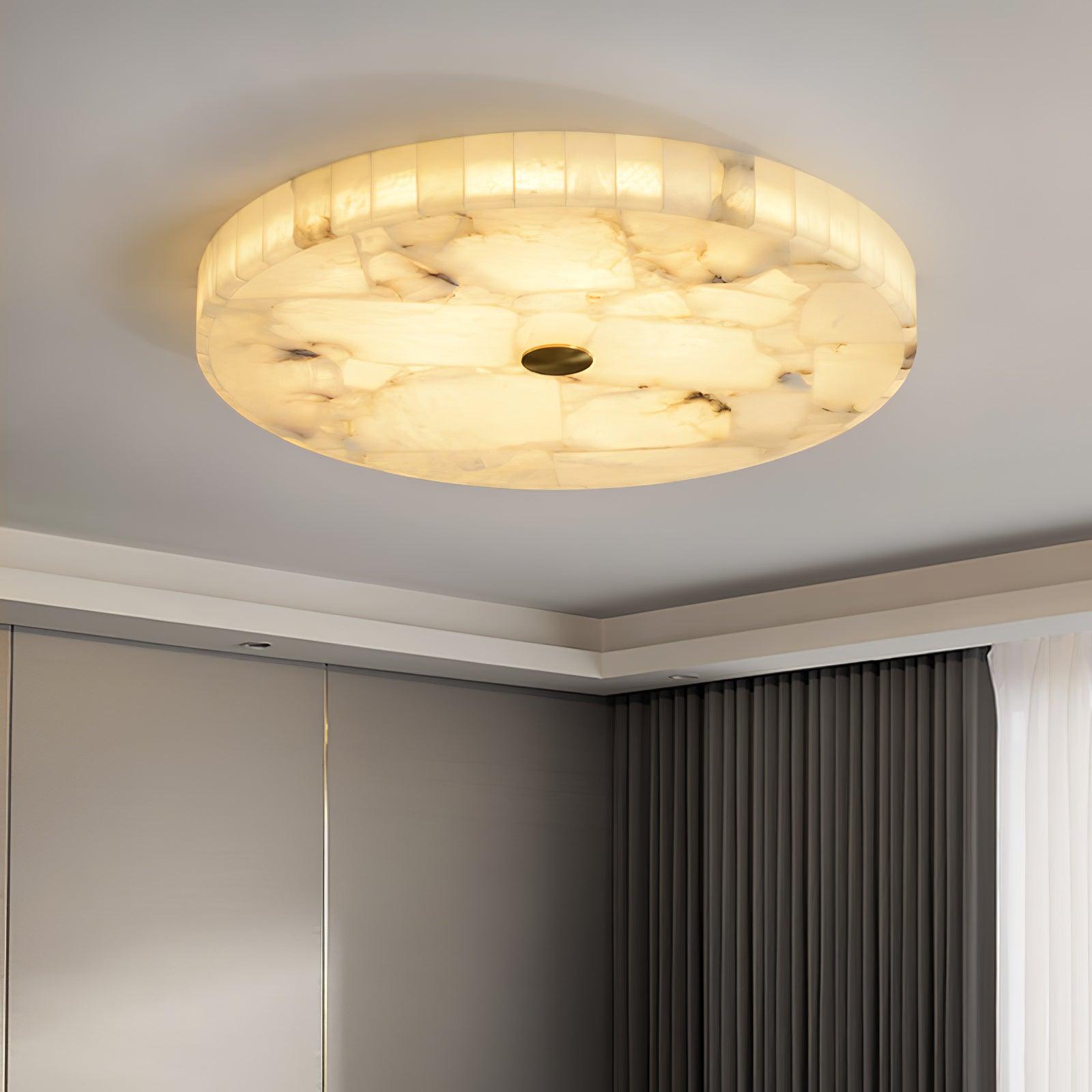 round-alabaster-ceiling-lamp-anzaz-White & Gold-5
