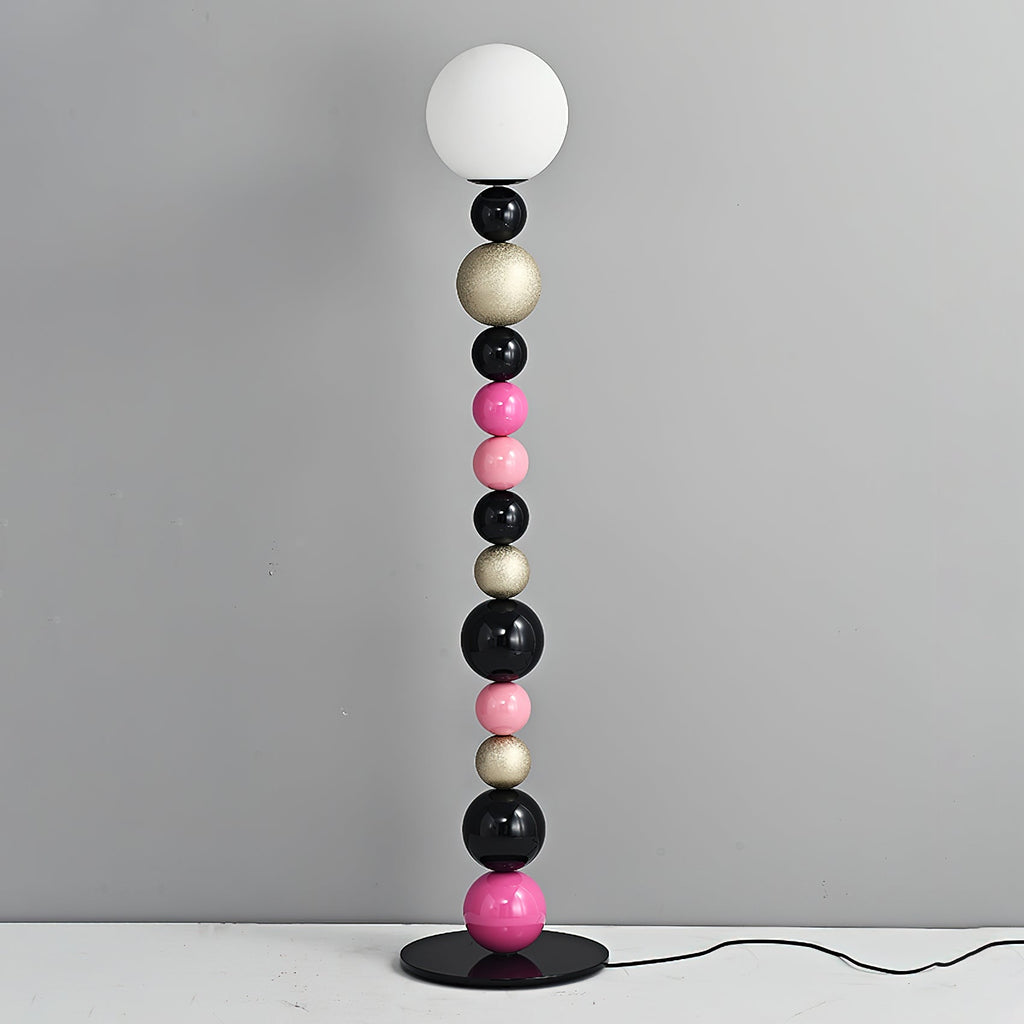round-balls-stacking-floor-lamp-anzaz-Pink & Black-4