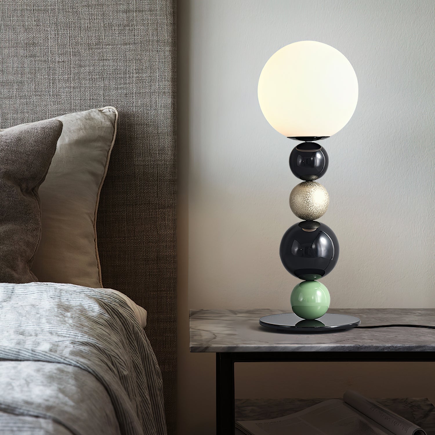 round-balls-stacking-table-lamp-anzaz-Pink & Black-7