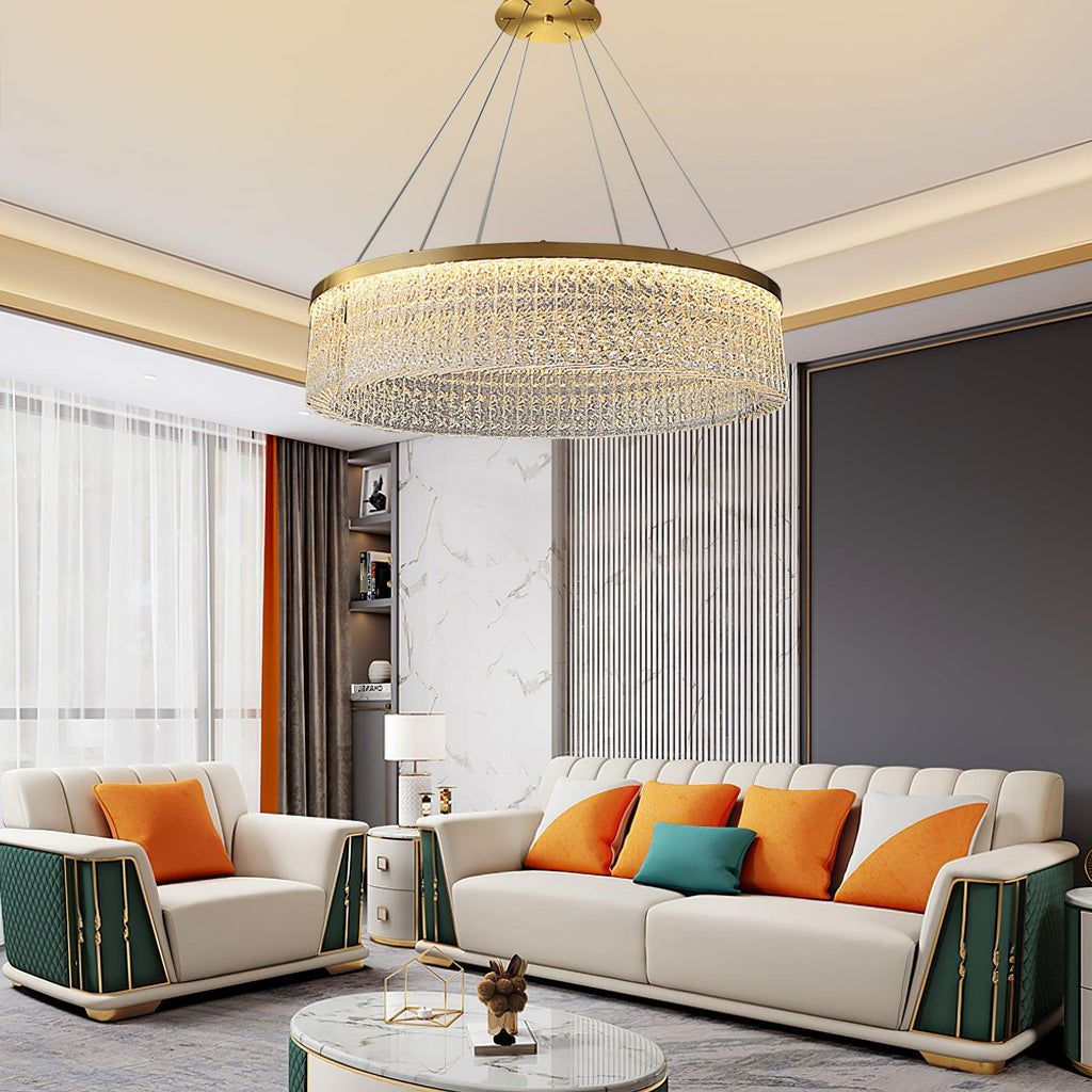 round-halo-crystal-chandelier-anzaz-Copper+Clear-2
