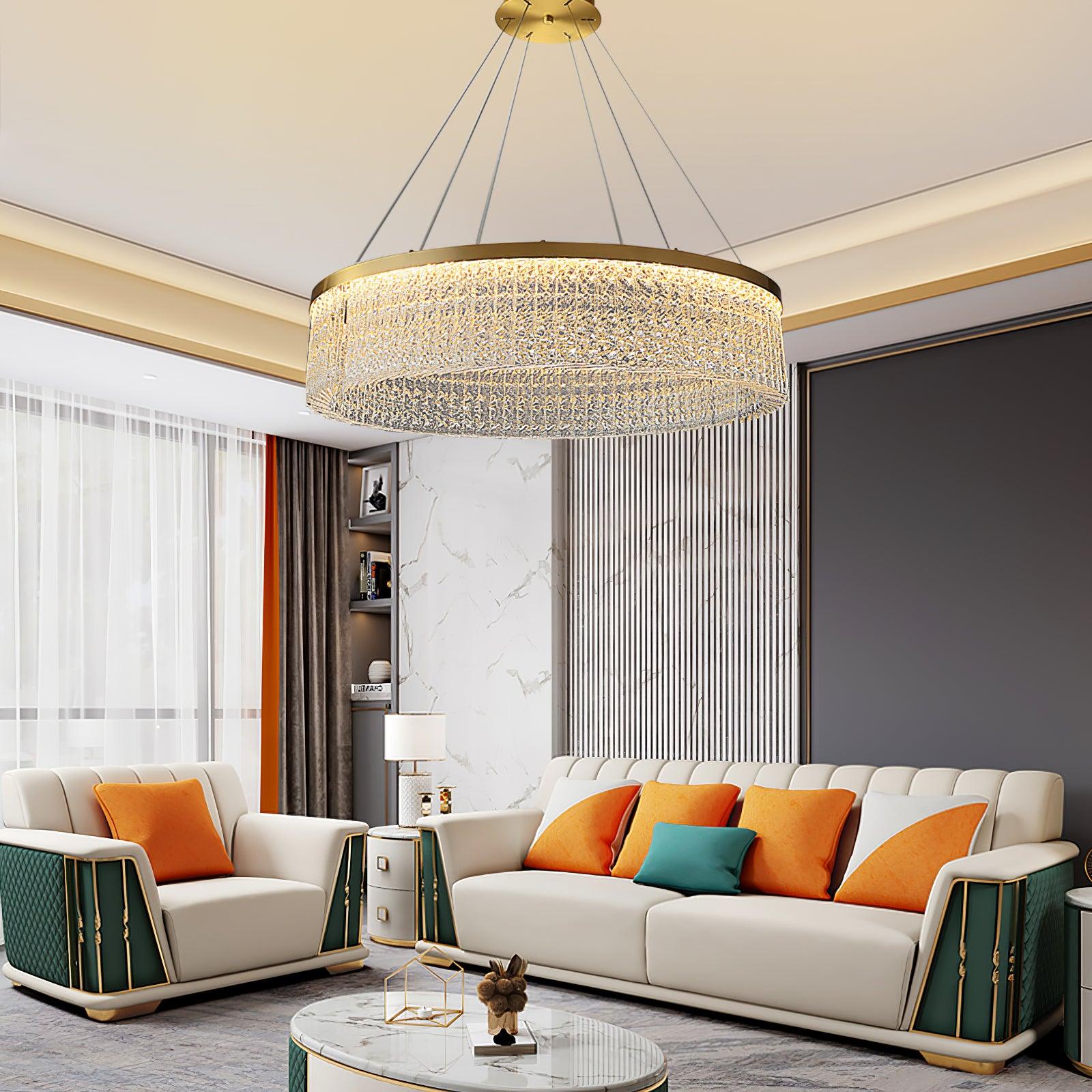 round-halo-crystal-chandelier-anzaz-Copper+Clear-2