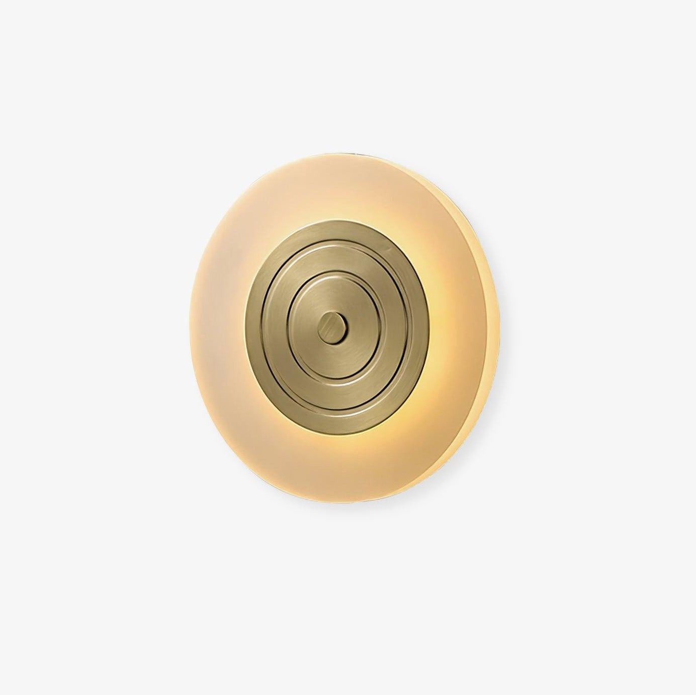 round-moon-wall-lamp-anzaz-Polished brass & Frosted-1