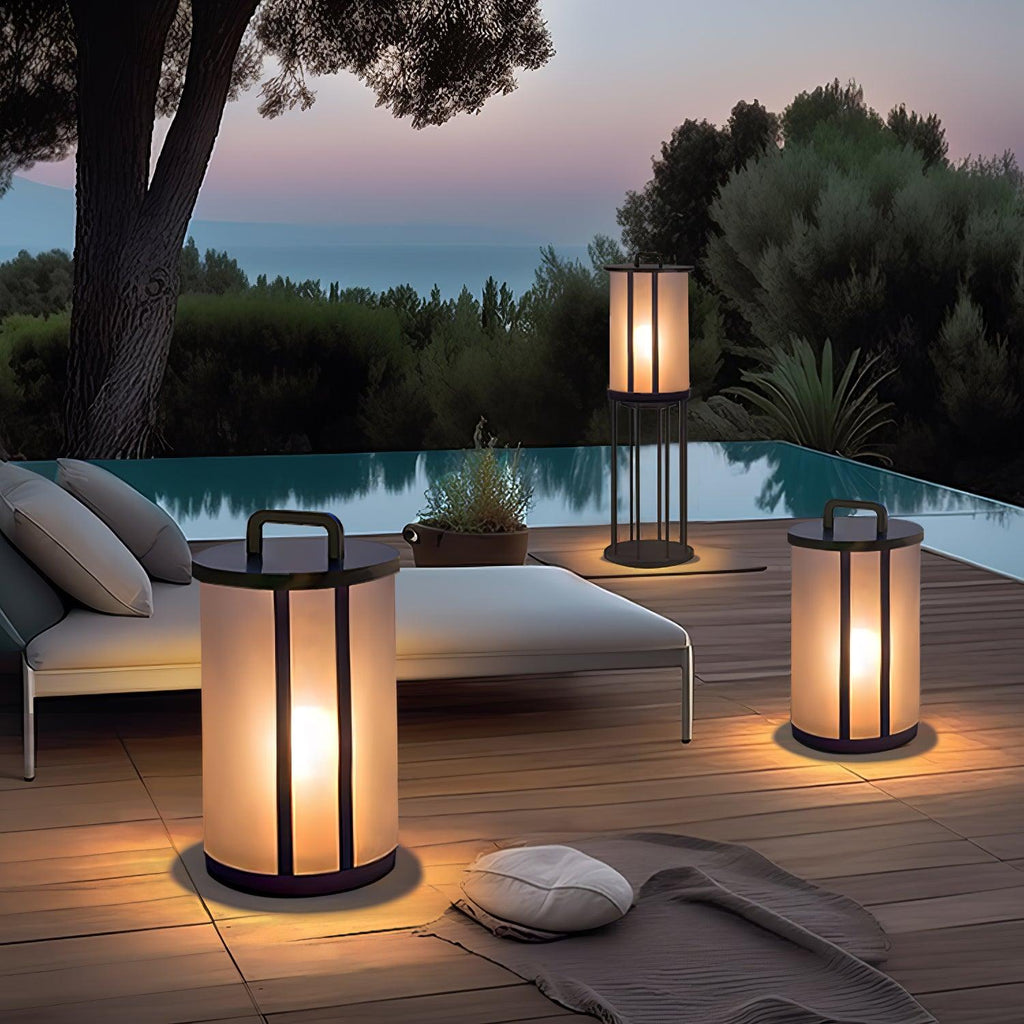 round-pillar-acrylic-lantern-outdoor-lamp-anzaz-Model A: Wired Version-5