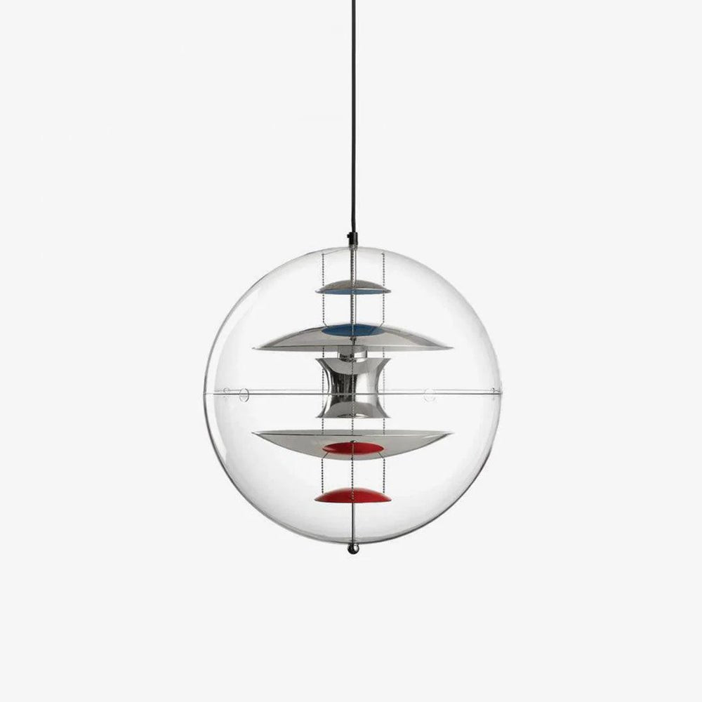 round-sphere-pendant-lamp-anzaz-White & White ceiling canopy-1