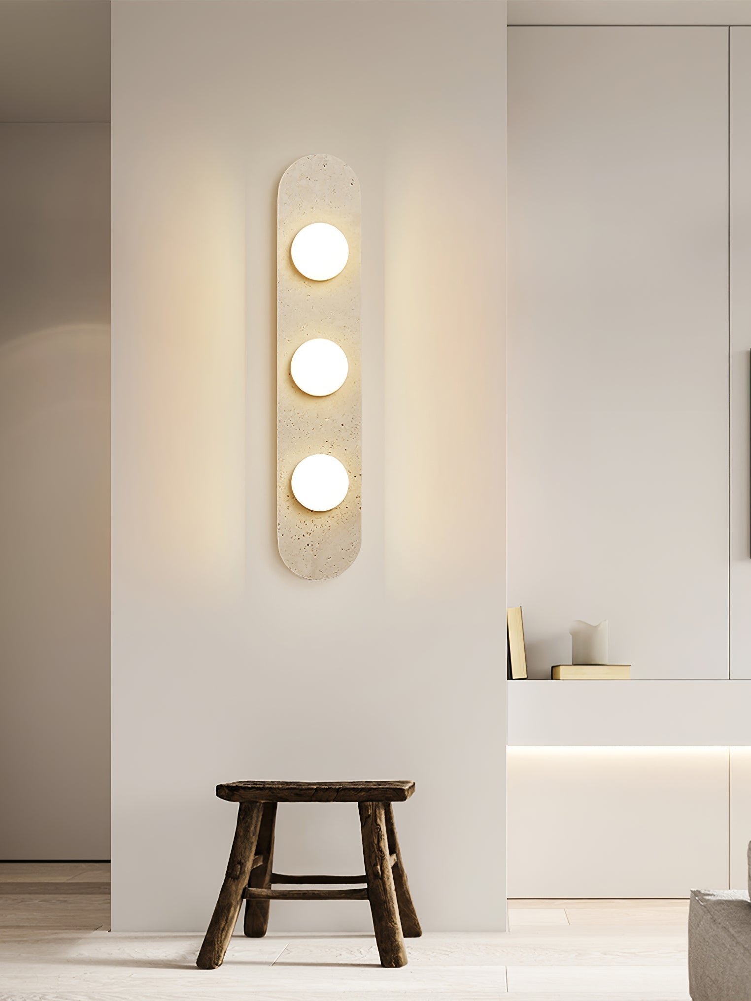 rounded-travertine-wall-sconce-anzaz-Yellow Travertine-3
