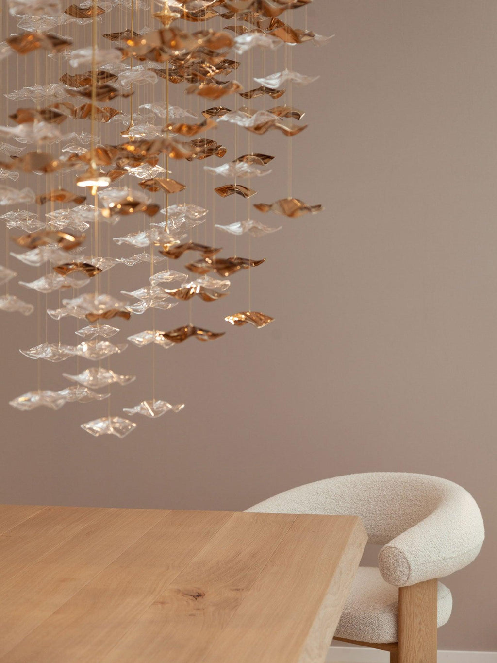 sand-sea-art-glass-pendants-anzaz-Clear & Gold (Warm Light)-7