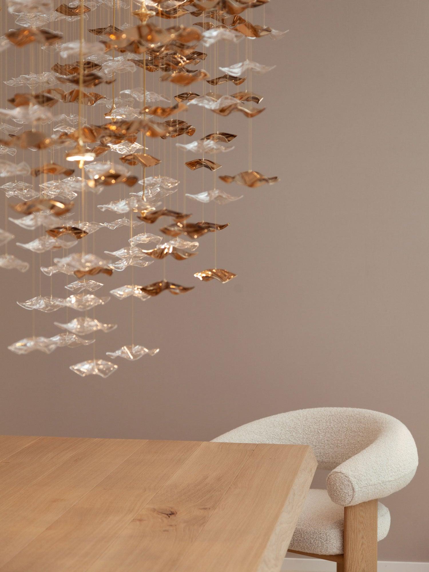 sand-sea-art-glass-pendants-anzaz-Clear & Gold (Warm Light)-7