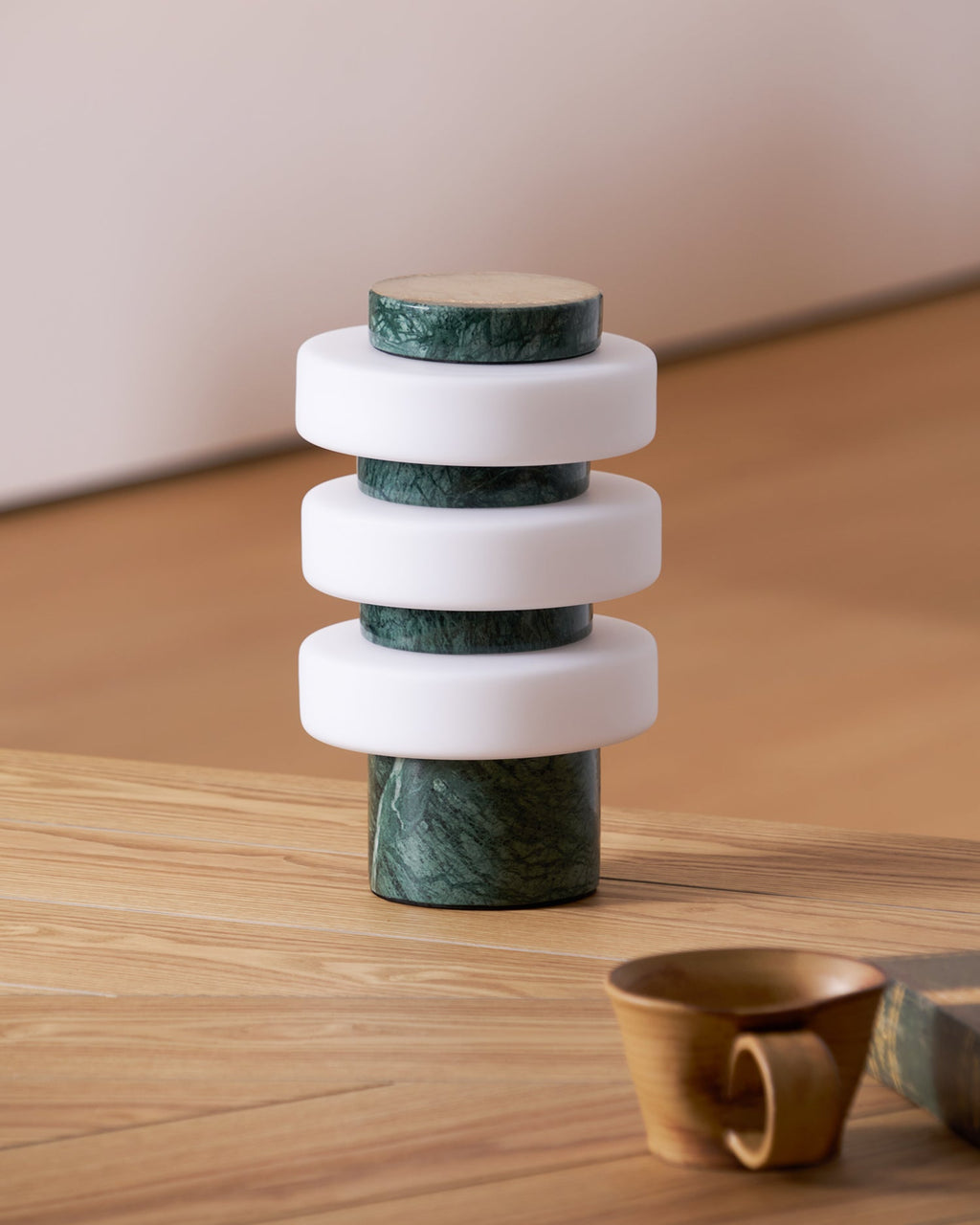 saturn-travertine-table-lamp-anzaz-Green Marble & White-6