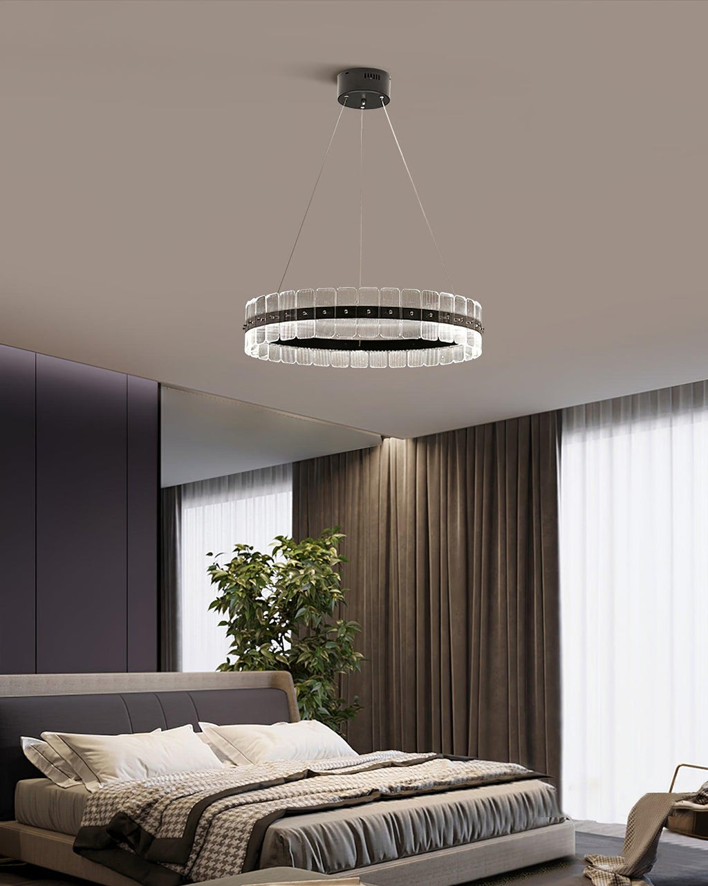saturno-led-chandelier-anzaz-Black+Opaque-5