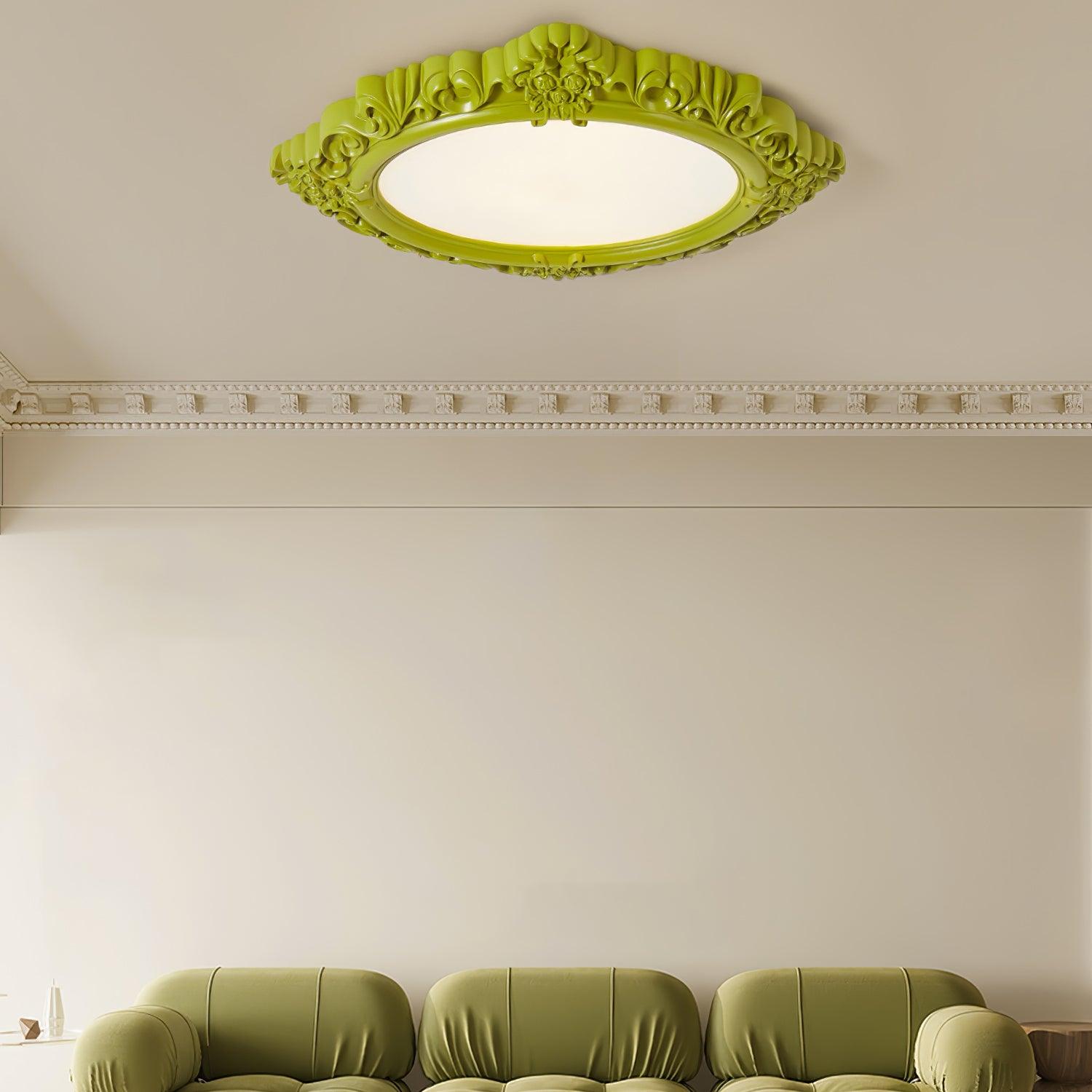 sculpted-resin-ceiling-lamp-anzaz-Brick red-5